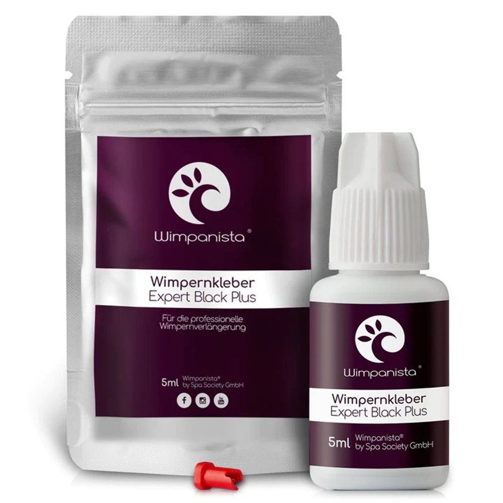 Wimpanista Wimpernkleber Expert Black PLUS. Trocknungszeit 1-2 Sek., für die professionelle Wimpernverlängerung