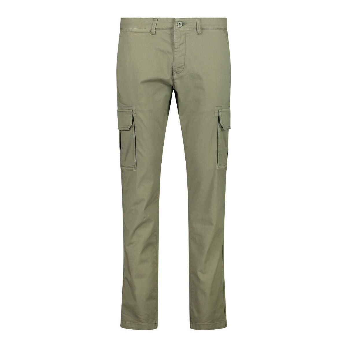 CMP Outdoorhose MAN Long Pant Cargohose aus Stretch-Baumwolle im Slim Fit für bequeme