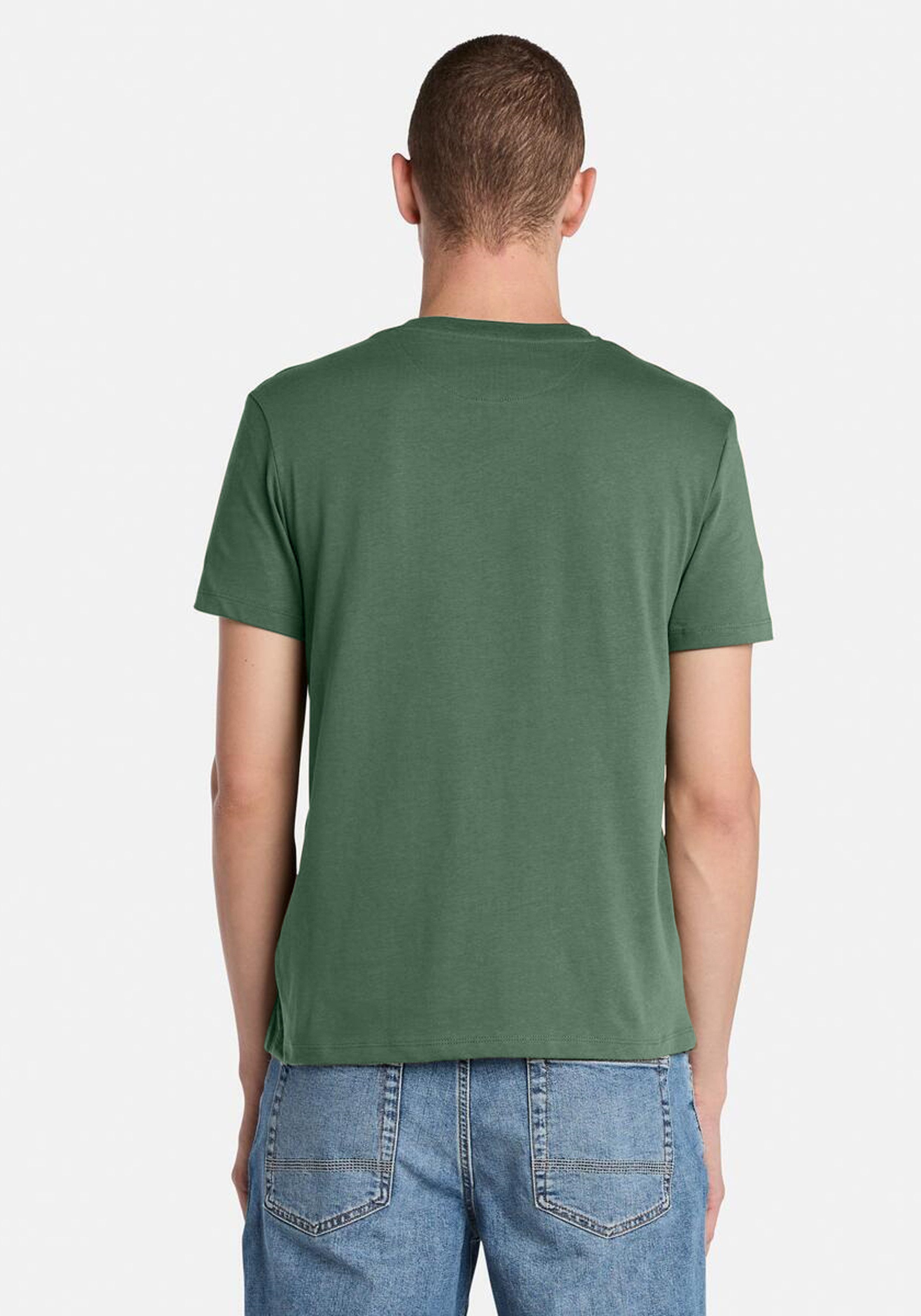Timberland T-Shirt DUNSTAN RIVER Short Sleeve Tee mit Logostickerei, aus Baumwolle