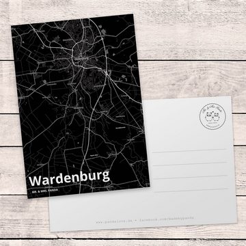 Mr. & Mrs. Panda Postkarte Wardenburg - Geschenk, Ort, Geburtstagskarte, Dorf, Einladungskarte