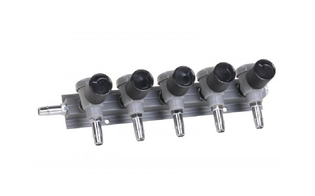 Aquaforte Teichbelüfter Aquaforte Luftverteiler 9 mm 5 Ausgänge für Belüfterpumpen