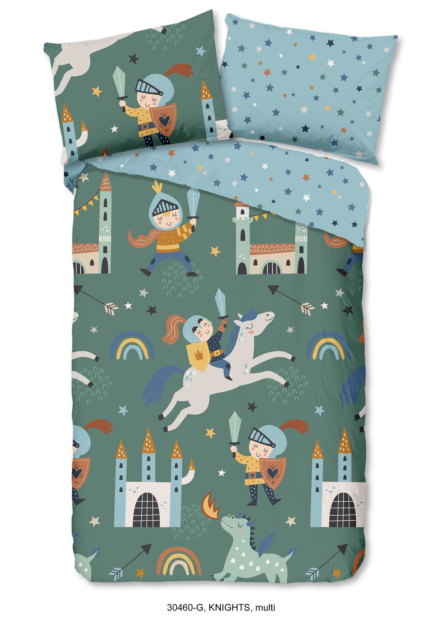 Kinderbettwäsche KINGHTS Bettwäsche-Set