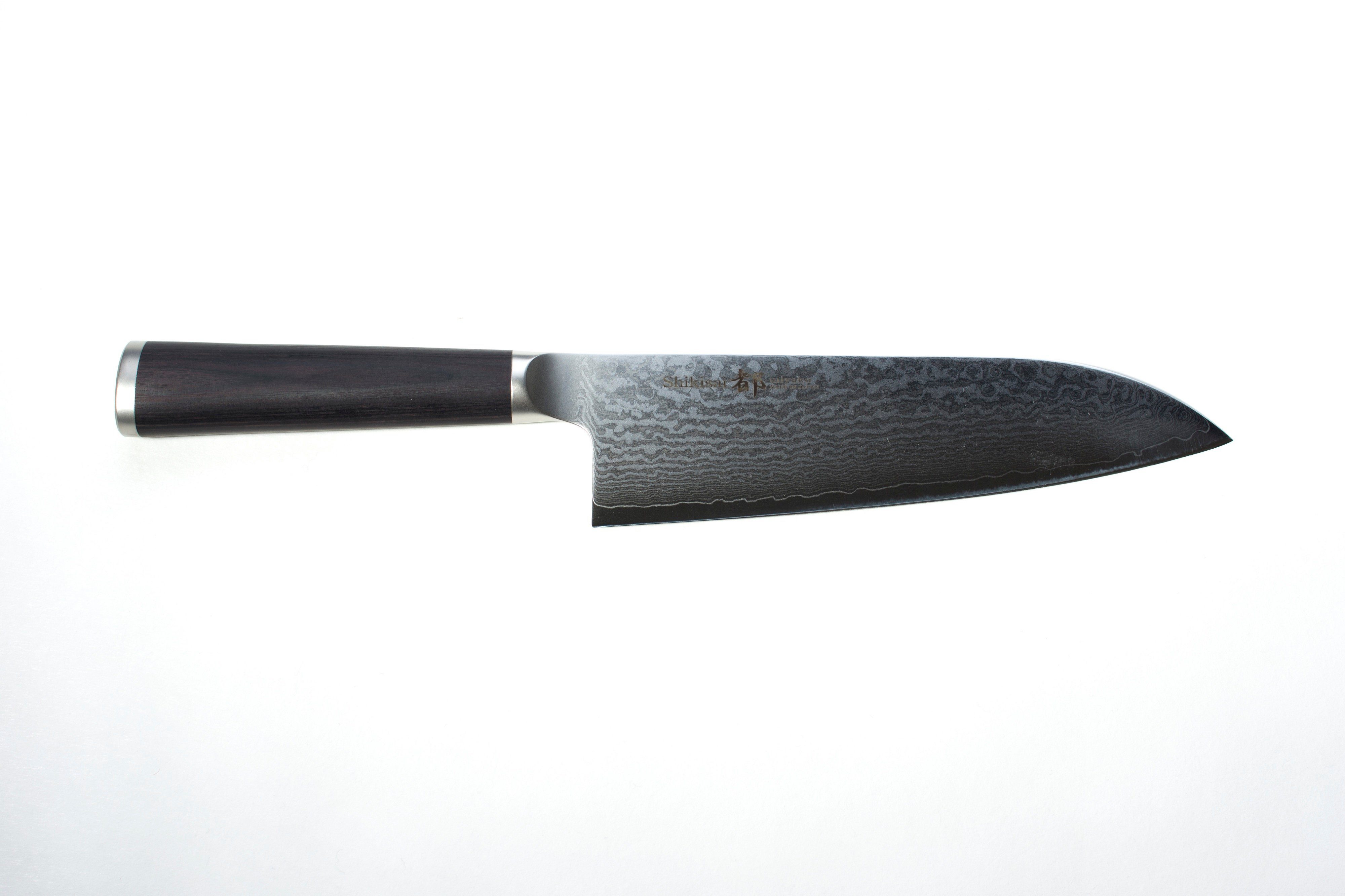 Shizu Hamono Japan Damastmesser Santoku Messer 18 cm Profi Kochmesser