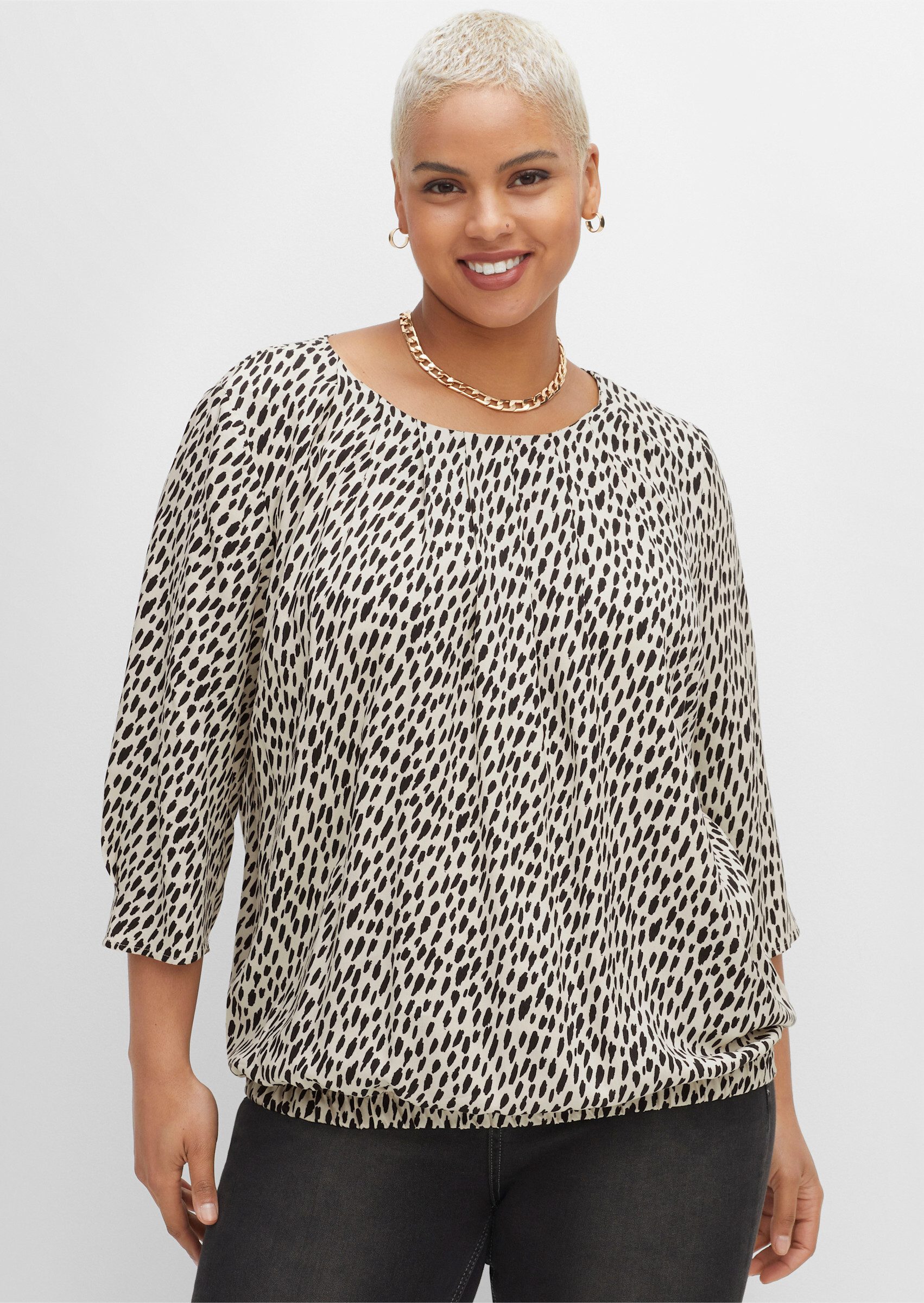 Sheego Klassische Bluse Tunika . günstig online kaufen