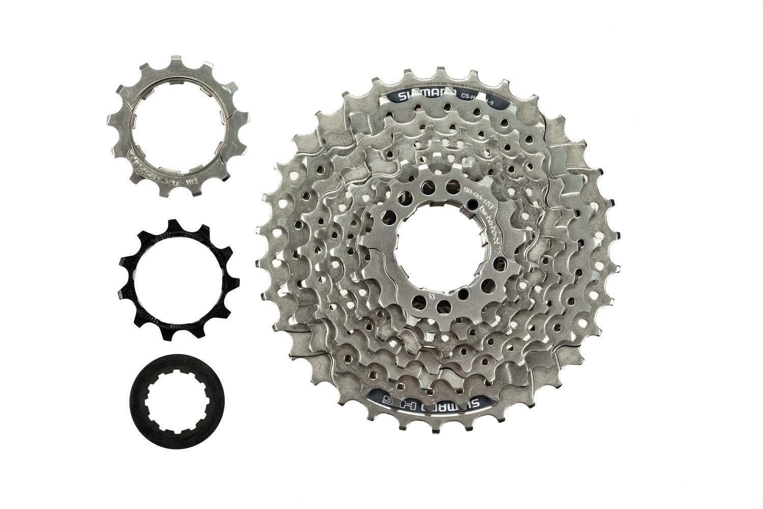 Shimano Zahnkranz SHIMANO Kassette 9 fach CS-HG201-9 Zahnkranz Ritzel 11-34 Hyperglide