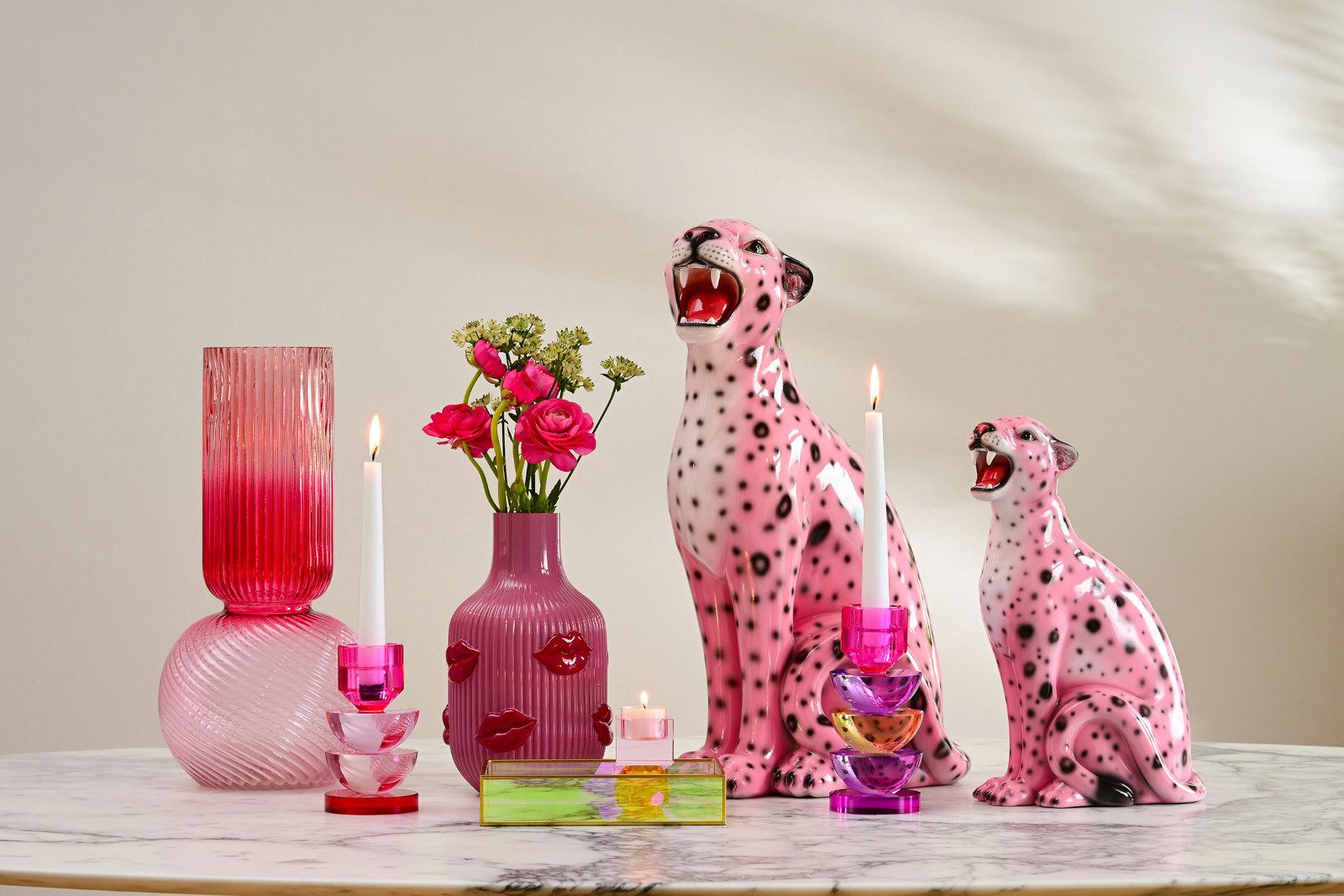 Giftcompany Dekovase L'amour Vase Lippen transparent günstig online kaufen