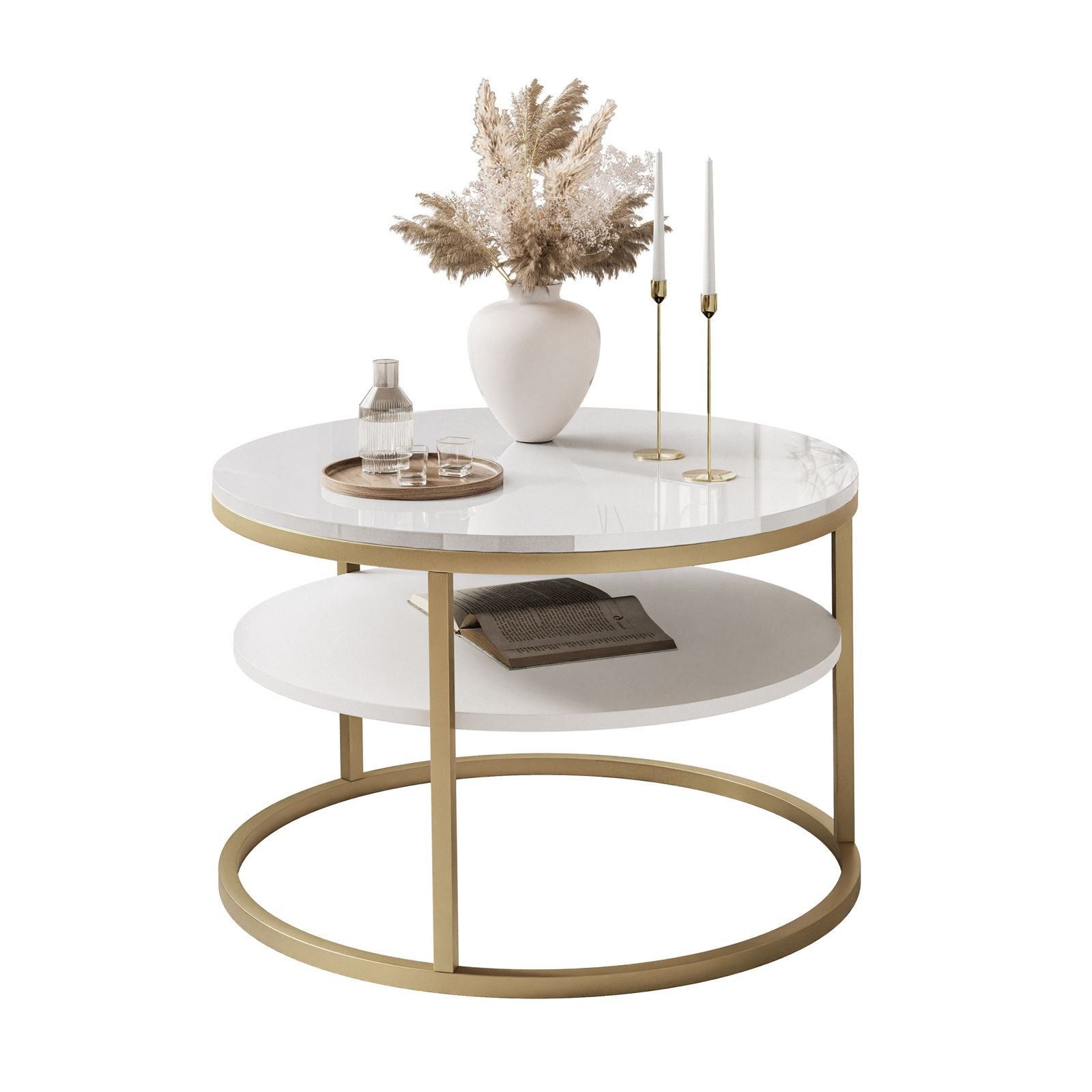 Lookway Couchtisch Ciri 60 mit Ablage, günstig online kaufen