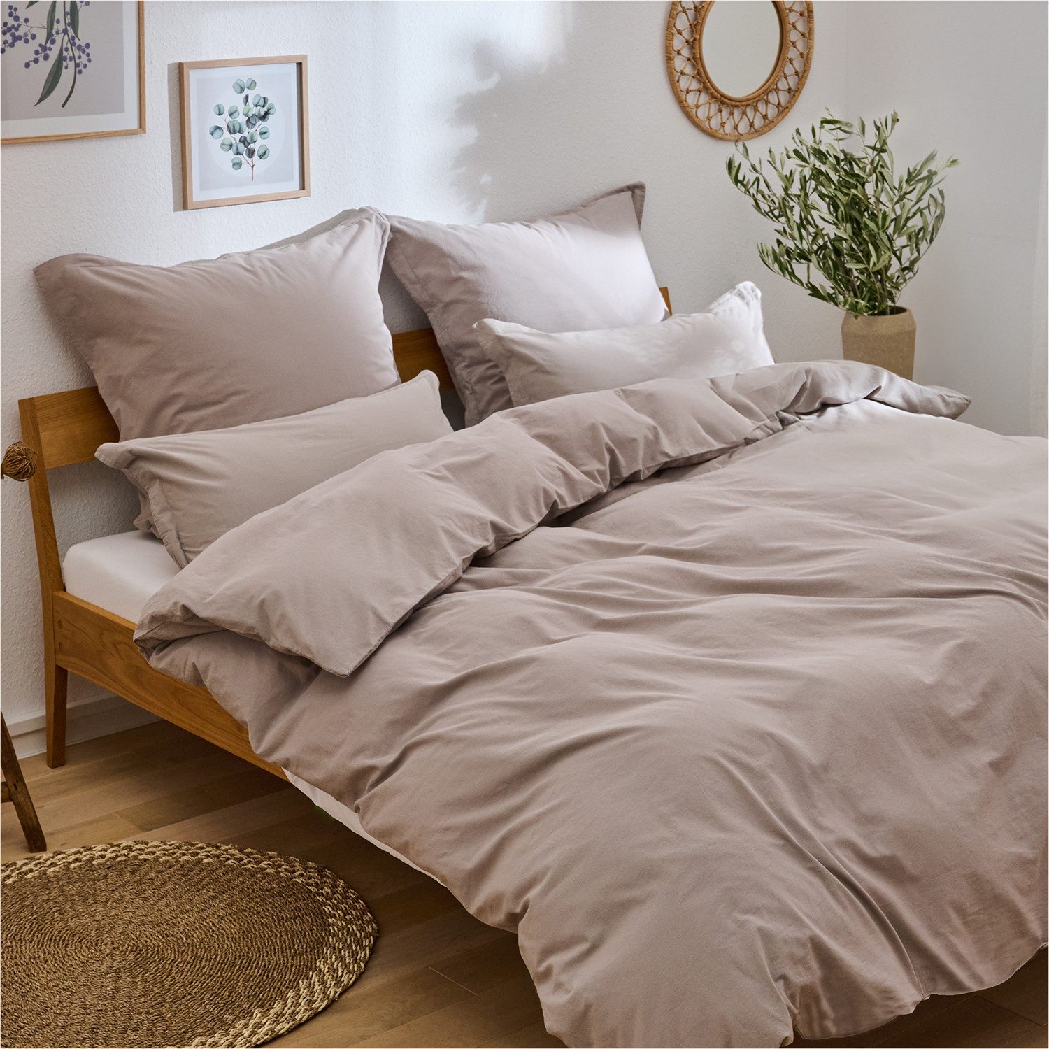 Blumtal Bettwäsche Bettwäsche aus 100% Baumwolle mit Kissenbezug, Oeko-TEX günstig online kaufen