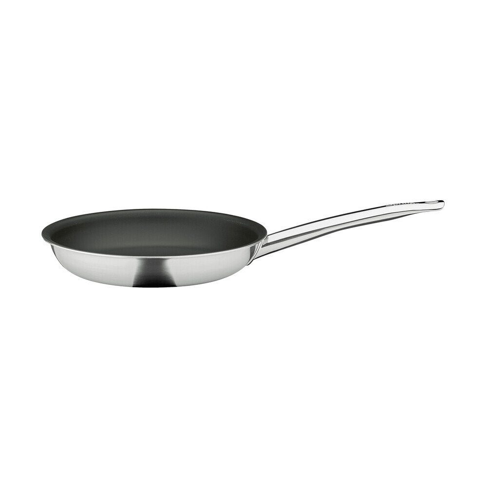 Spring Bratpfanne Bratpfanne 24 cm Brigade Ultimate, Edelstahl mit Aluminiumkern, spülmaschinenfest, Induktion, Antihaft