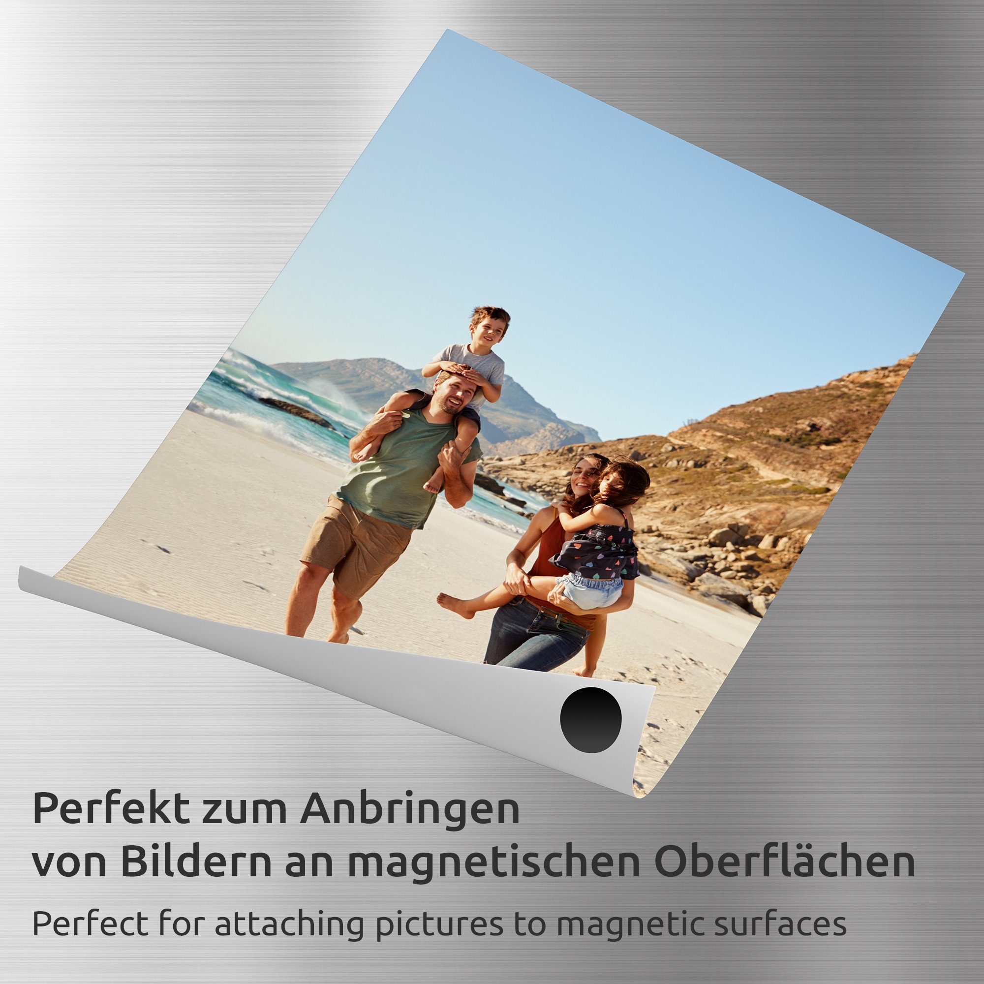 ECENCE Magnet 70x Magnet-Plättchen Ø18x2mm selbstklebend (70-St)