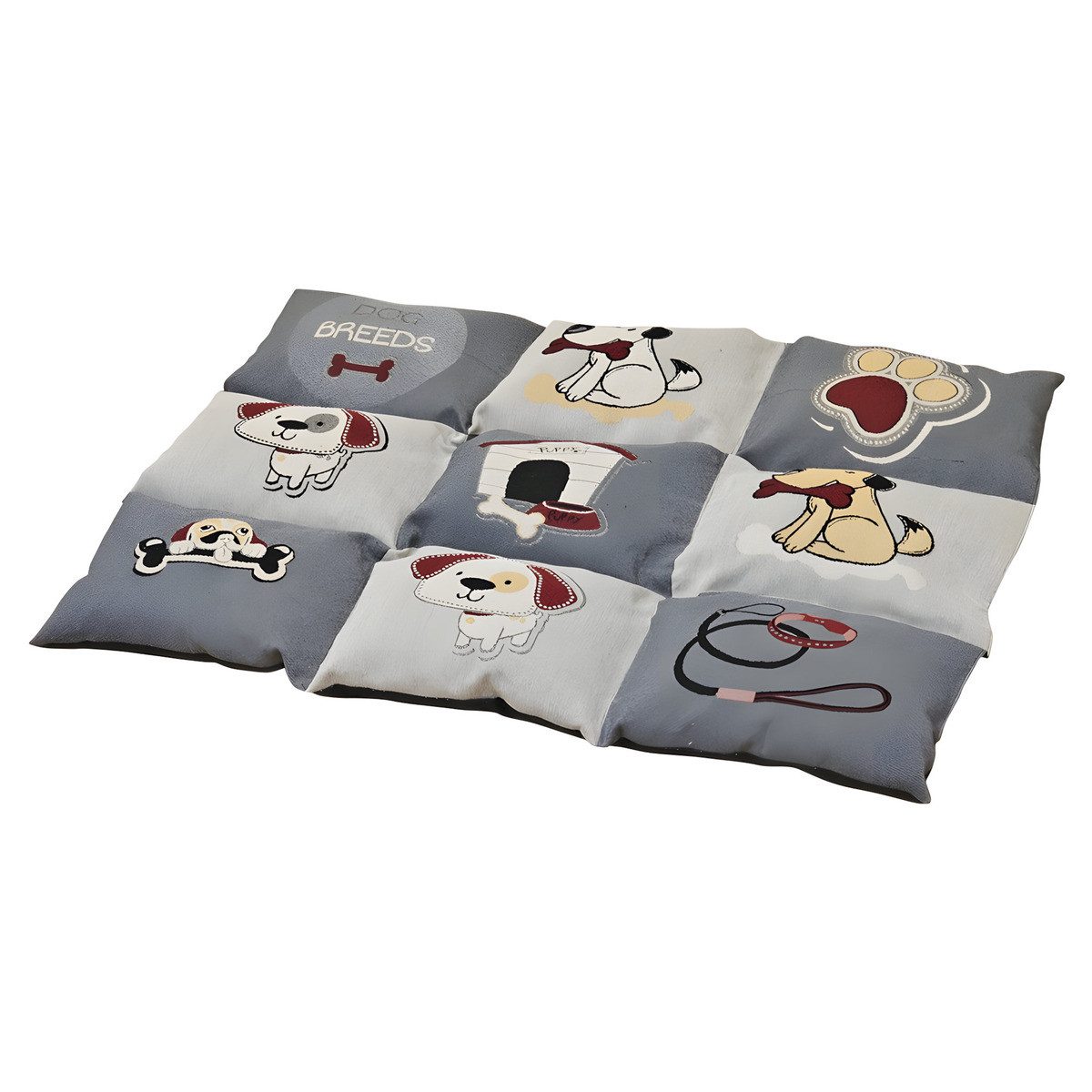 Nobby Tierkissen Hunde-Matte eckig Patcky grau/beige günstig online kaufen