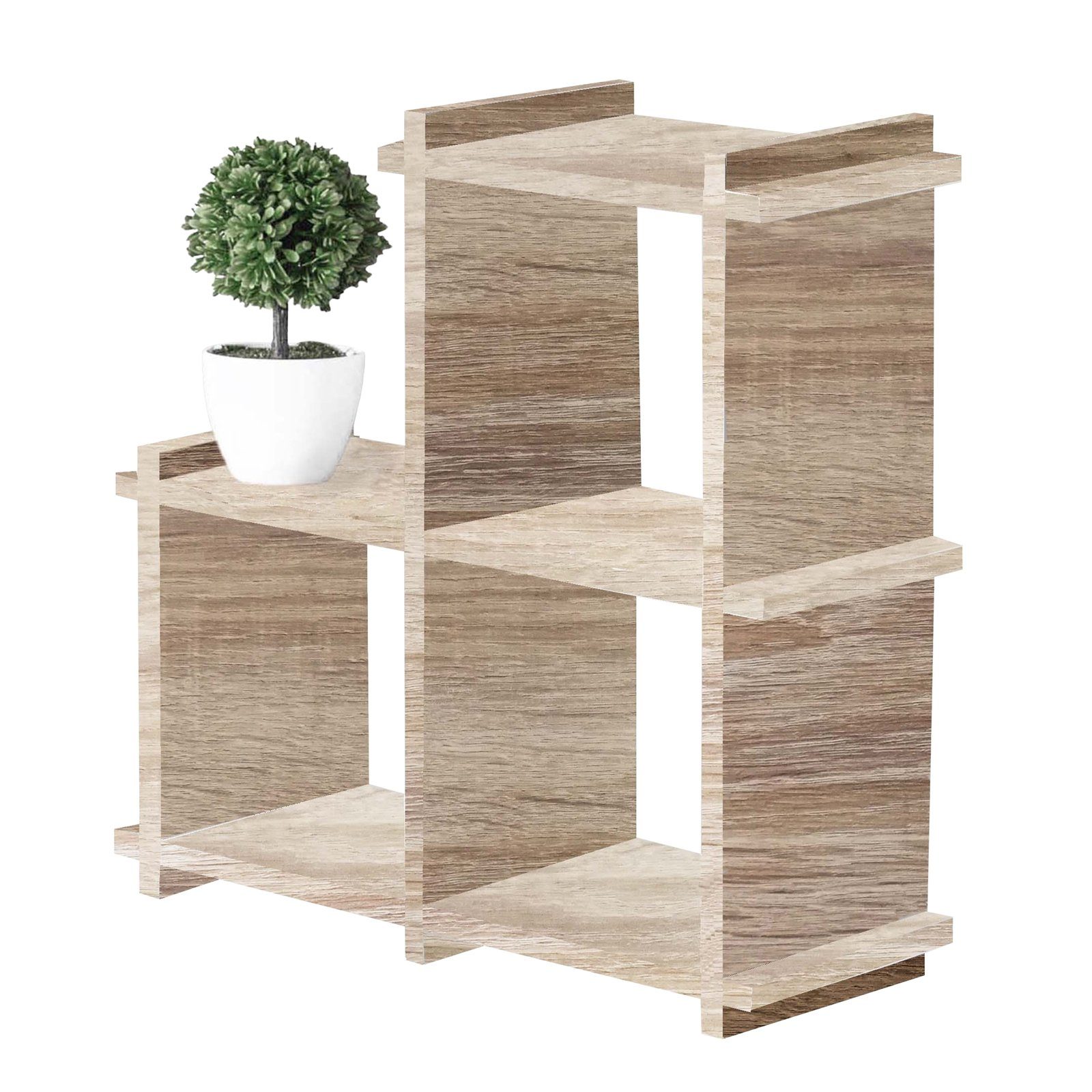 HTI-Line Wandregal Wandregal Altona 907, Stück 1-tlg., 3 Regalfächer günstig online kaufen