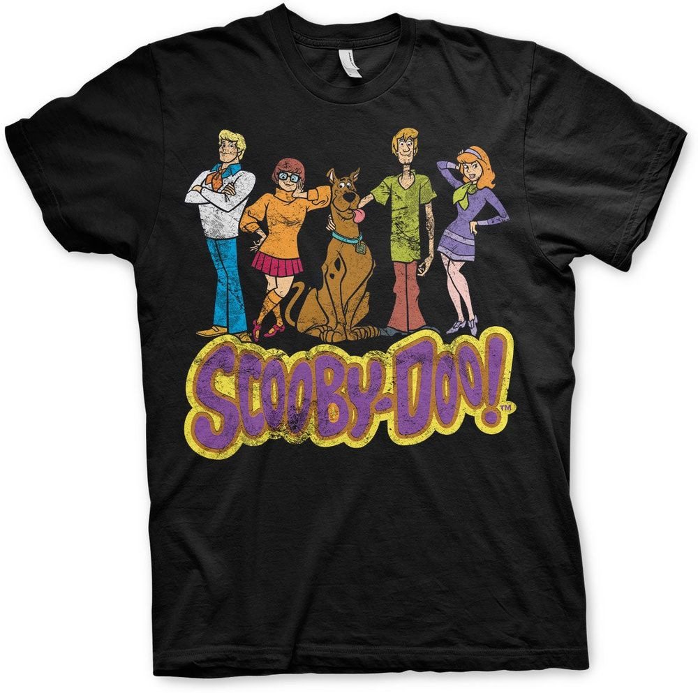 Scooby Doo T-Shirt Team Distressed T-Shirt