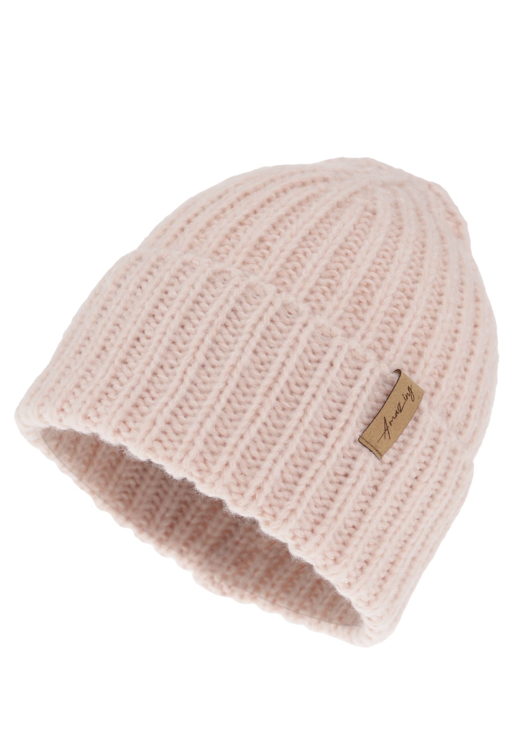Diademita Beanie Damen-Wintermütze – Merinowolle Caro (Set)