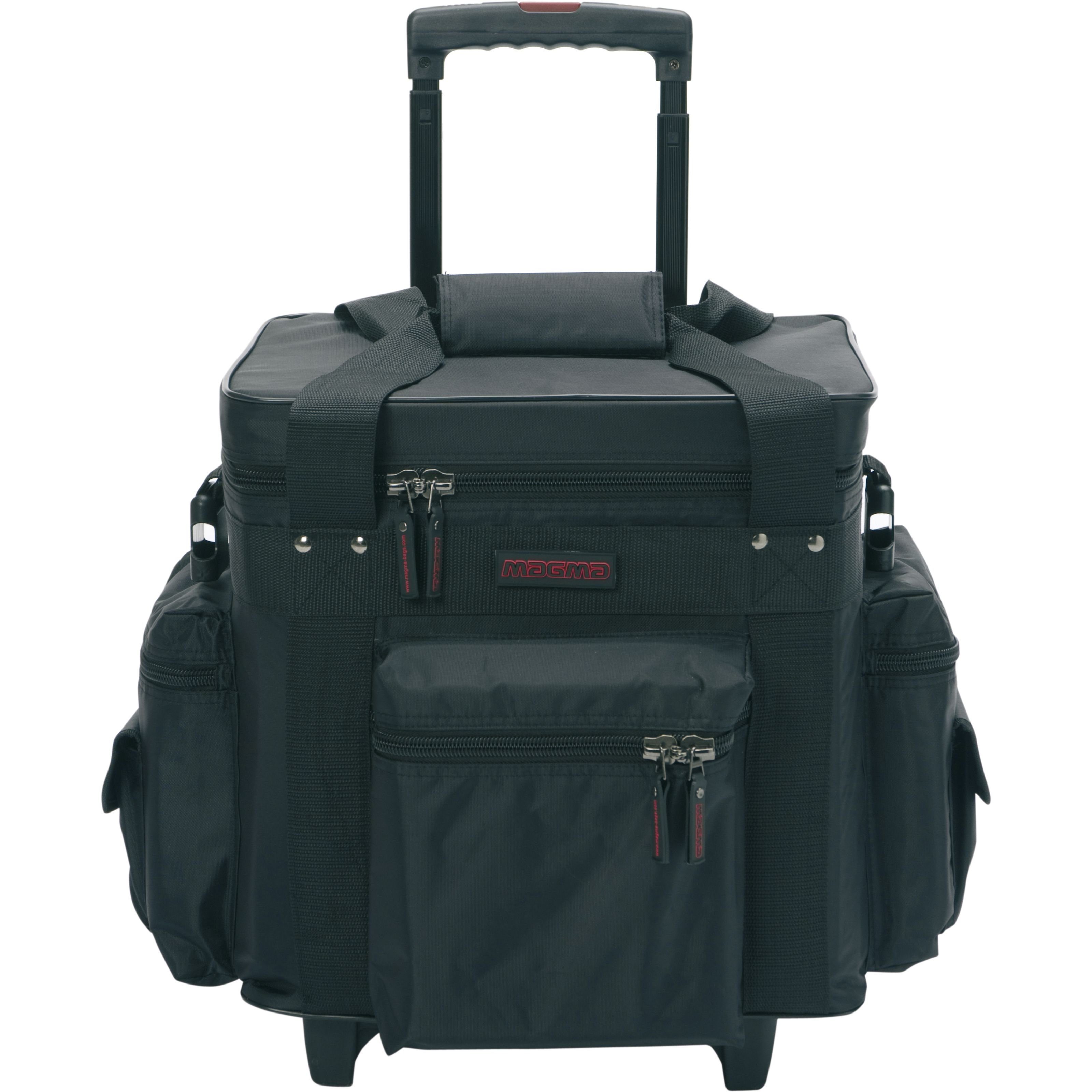 Magma DVD-Hülle, LP-Bag 100 Trolley black/red - Vinyl Tasche