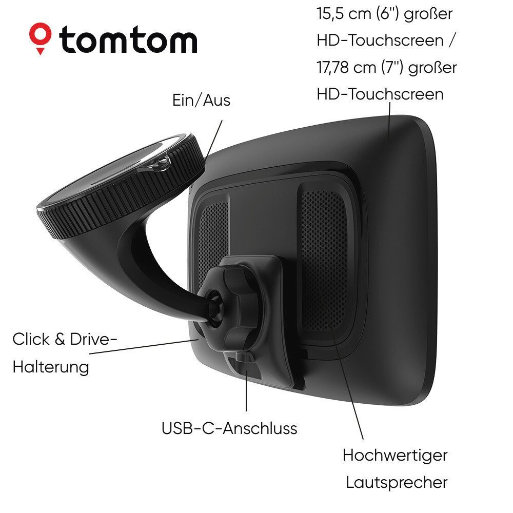 TomTom TomTom GO Expert Plus EU Navigationsgerät (Weltweit, Echtzeitwarnungen)