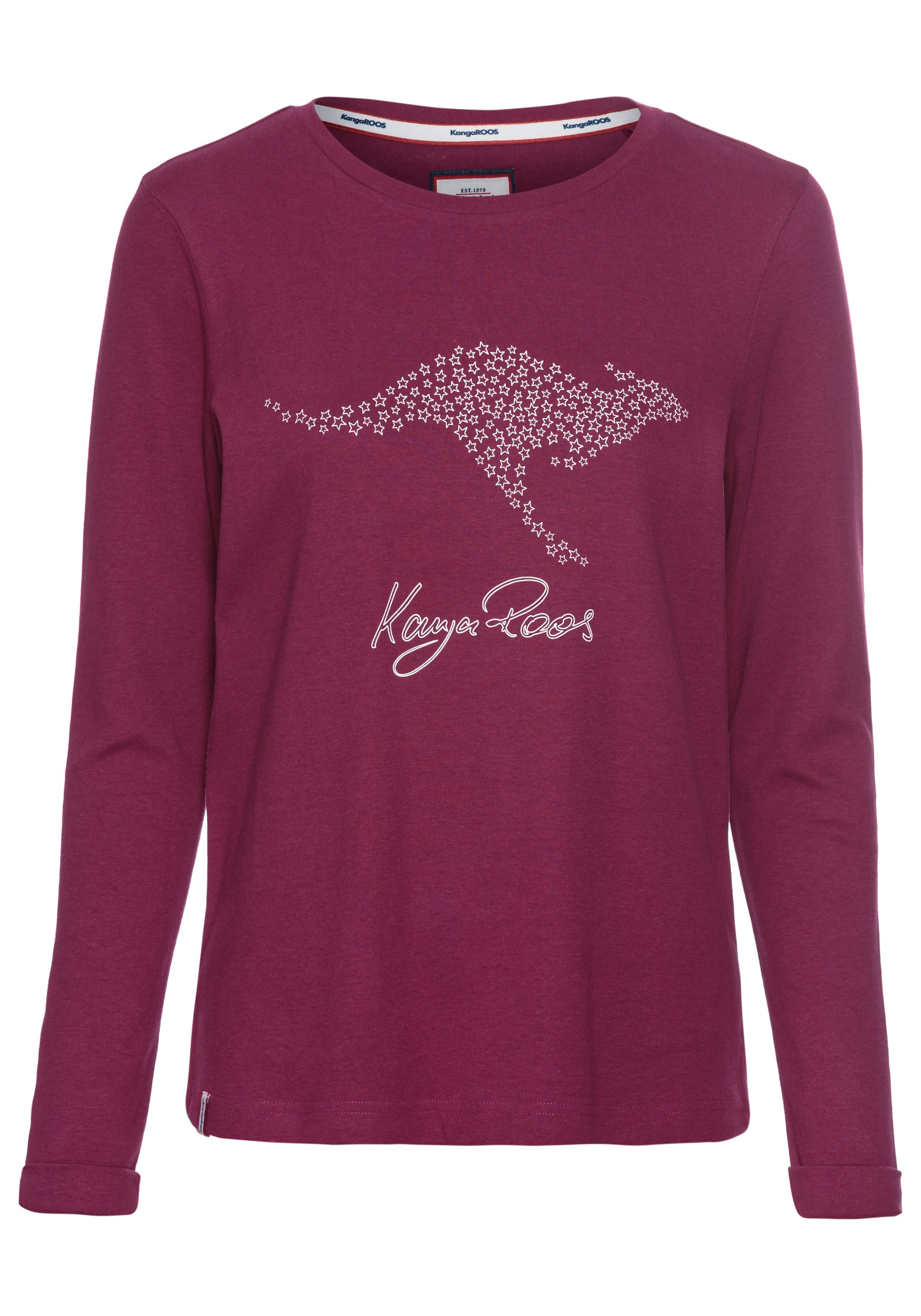 KANGAROOS Sweatshirt mit Logo Frontprint - NEUE FARBEN mehr