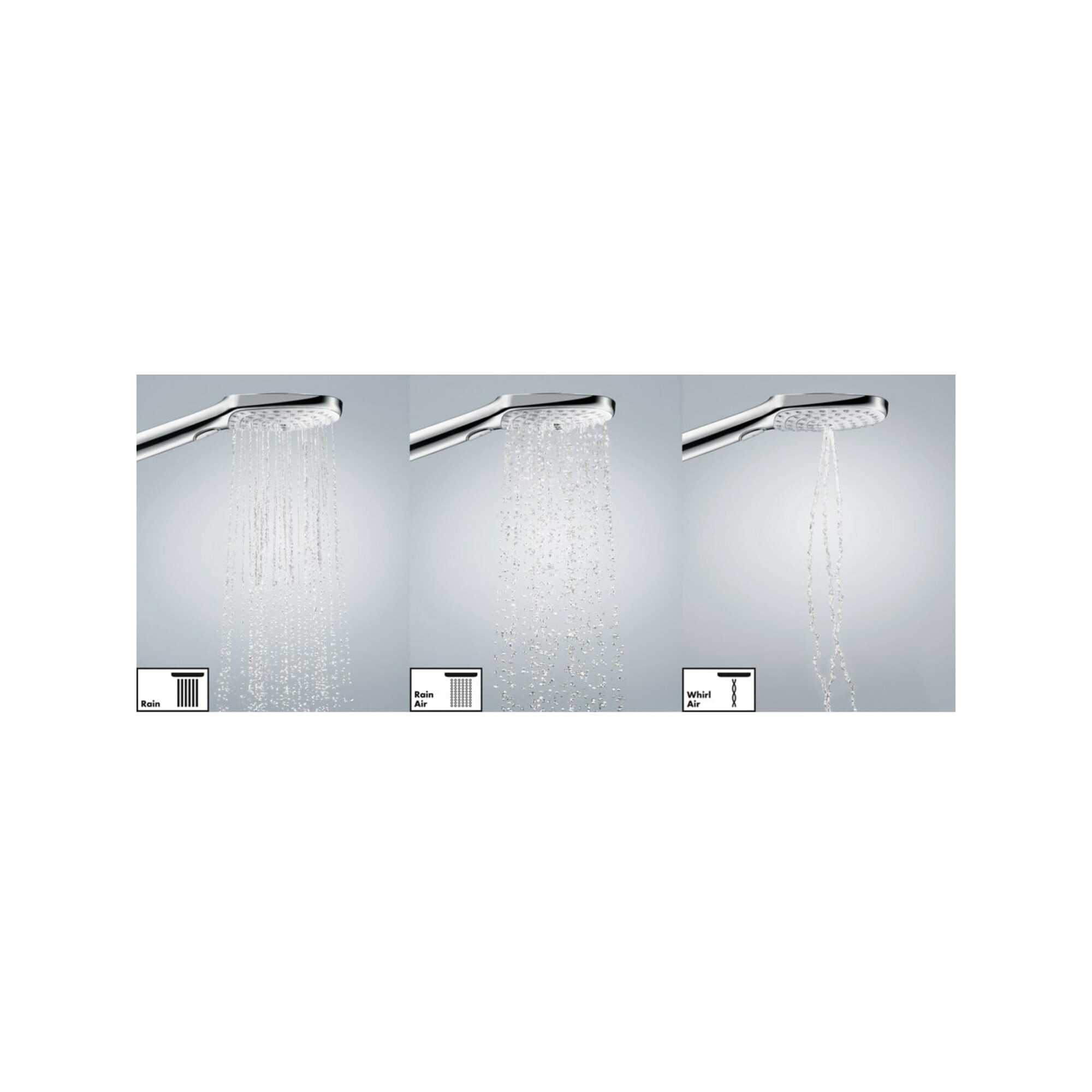 hansgrohe Badarmatur hansgrohe Handbrause Raindance Select E 120 Brausekopf 120mm, 3jet, ch