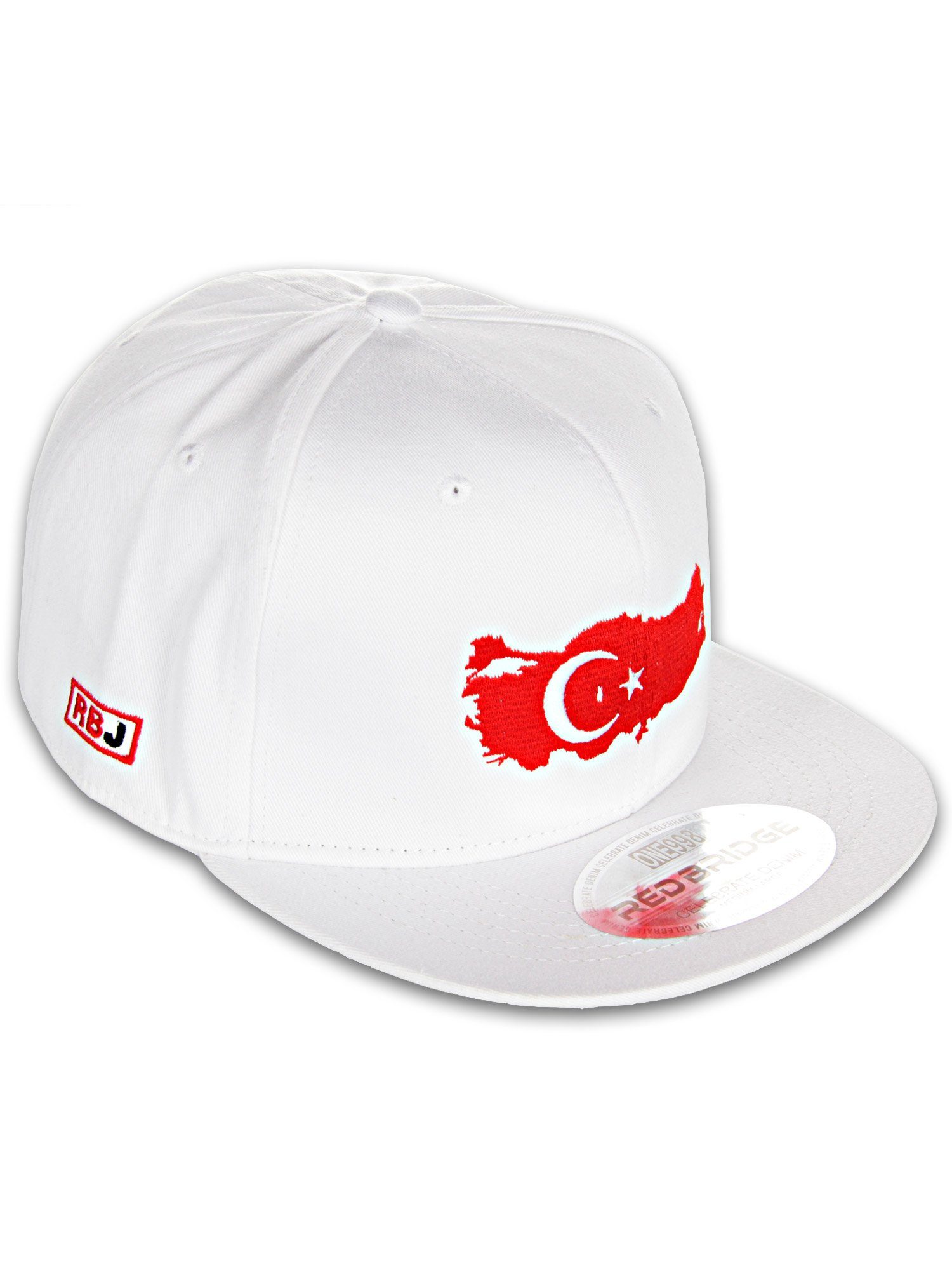 RedBridge Baseball Cap Türkei-Stickerei weiß mit Furham