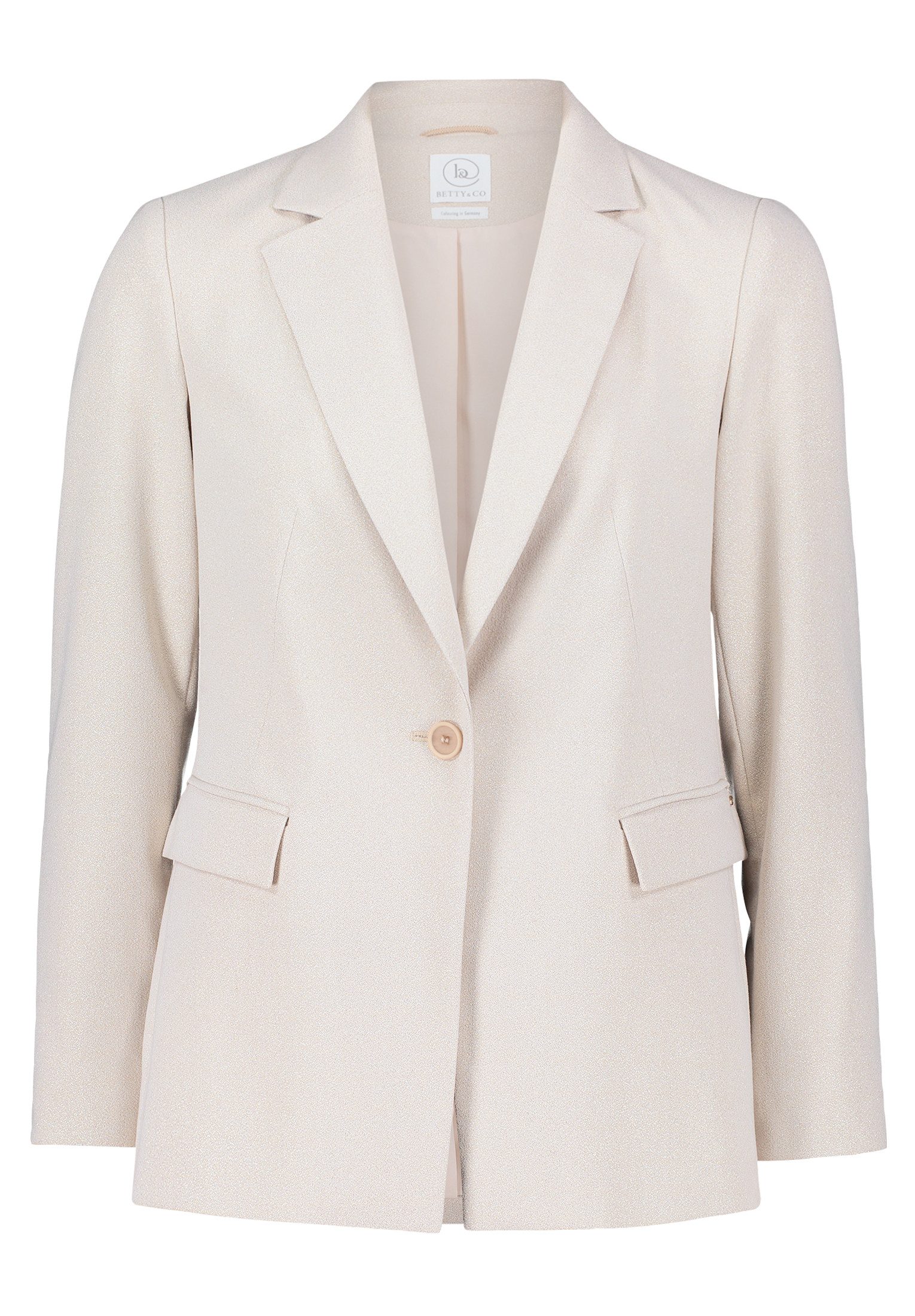 Betty&Co Longblazer "Damen Businessblazer mit Taschen" Material günstig online kaufen
