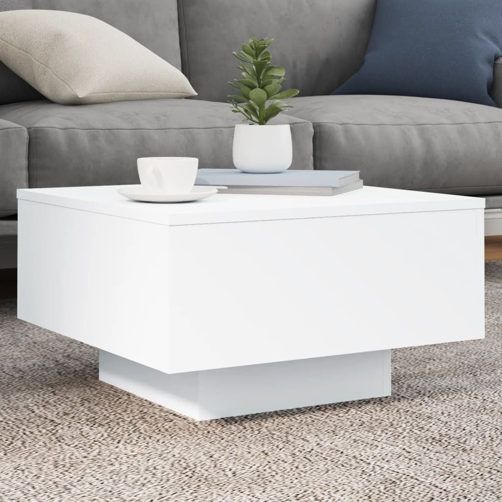 vidaXL Couchtisch Couchtisch Weiß 55x55x31 cm günstig online kaufen