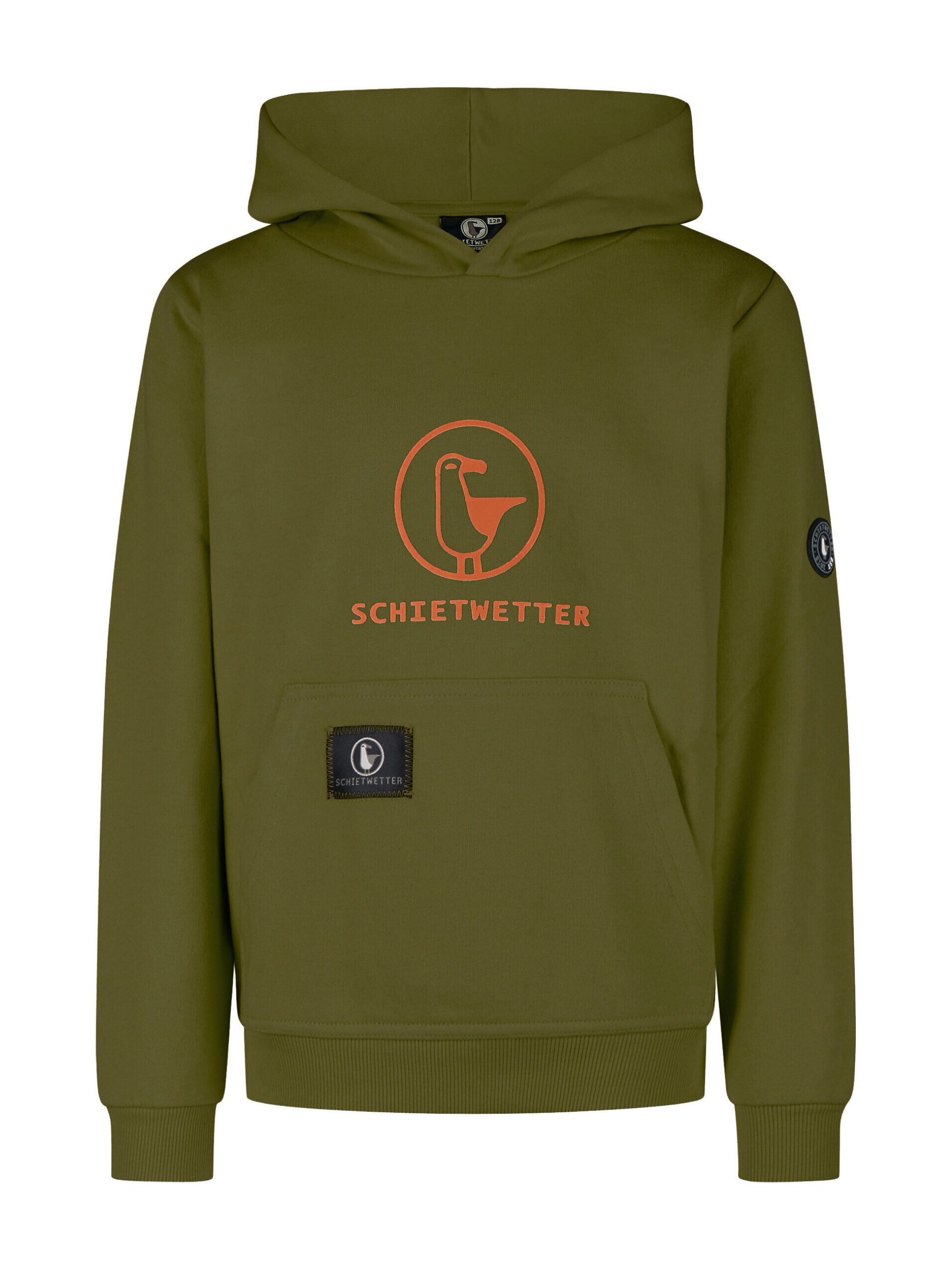 Schietwetter Kapuzenpullover Unisex Kinder Hoodie "Logoprint Toni" (1-tlg) Logoprint, Tasche