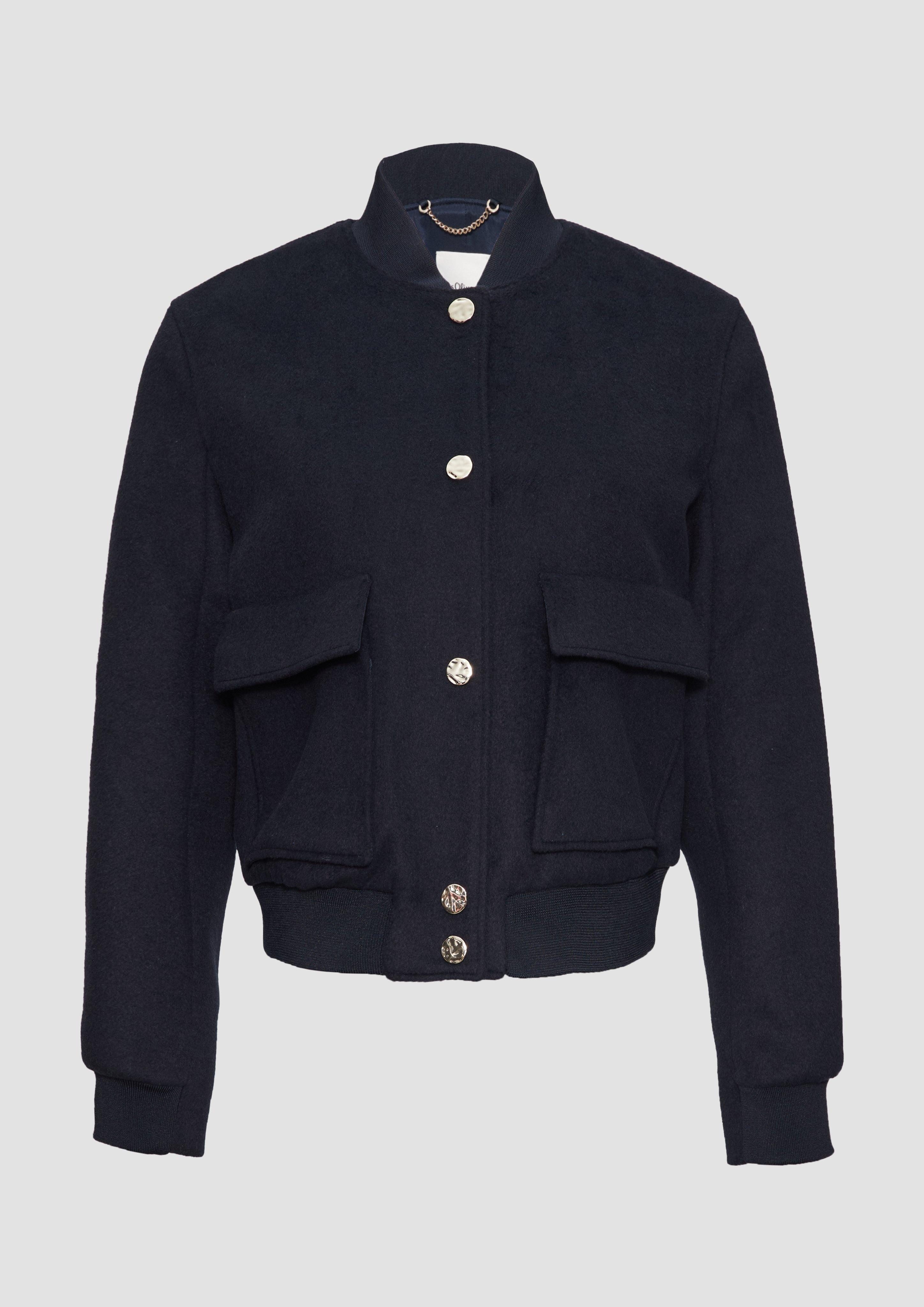 Funktionsjacke Blouson aus Wollmix