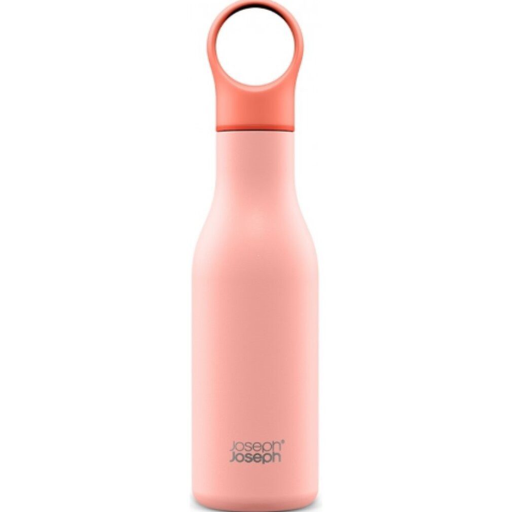 Joseph Joseph Trinkflasche Loop Vakuumisolierte Trinkflasche coral 500ml