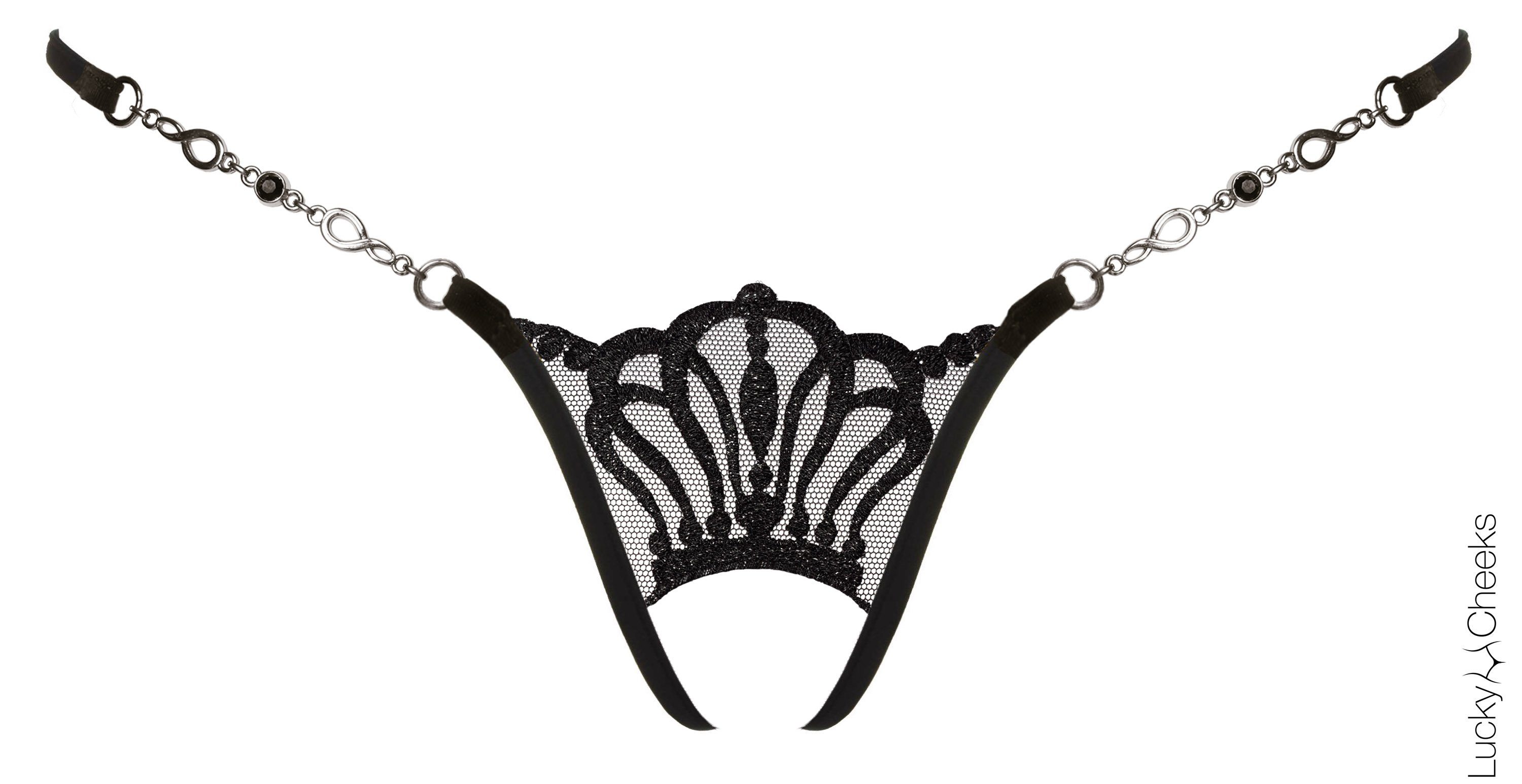 Ministring Queen of Love Deep Black open LC329QLD