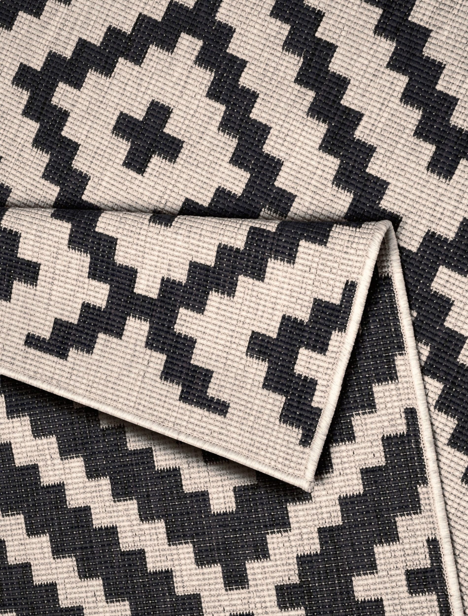 OTTO home Teppich Ronda Wendeteppich, rechteckig, Höhe: 5 mm, Sisal-Optik, Flachgewebe, In- und Outdoor, geometrisches Boho Design – Bild 5 von 5