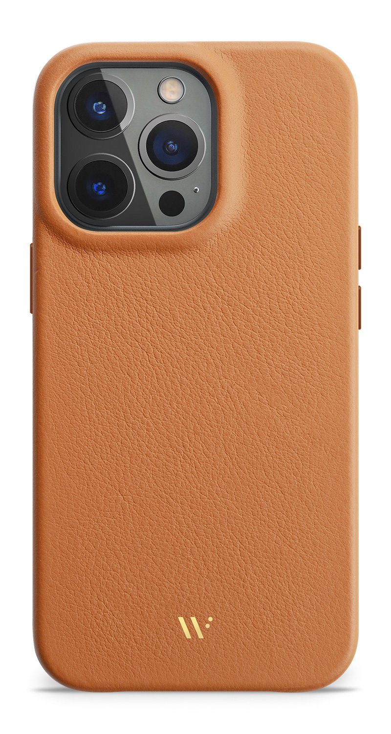 wiiuka Smartphone-Hülle skiin MACARON Handyhülle für iPhone 13 Pro Max, Handgefertigt - Deutsches Leder, Premium Case