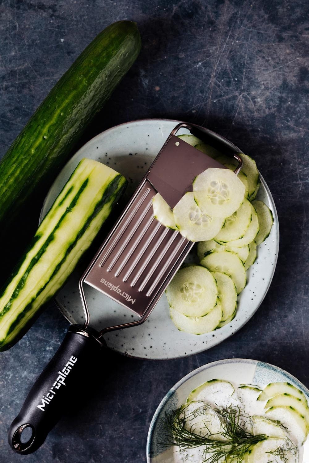 Microplane Küchenreibe Gemüsehobel GOURMET, L 31,5 cm, mit Gummifuß, Edelstahl, Gummi, Kunststoff, spülmaschinenfest, für 2 mm dünne scheiben