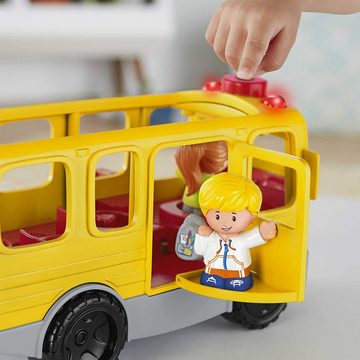 Mattel® Spielzeug-Bus Mattel HJN36: Fisher-Price - Little People - Schulbus mit Spielfiguren