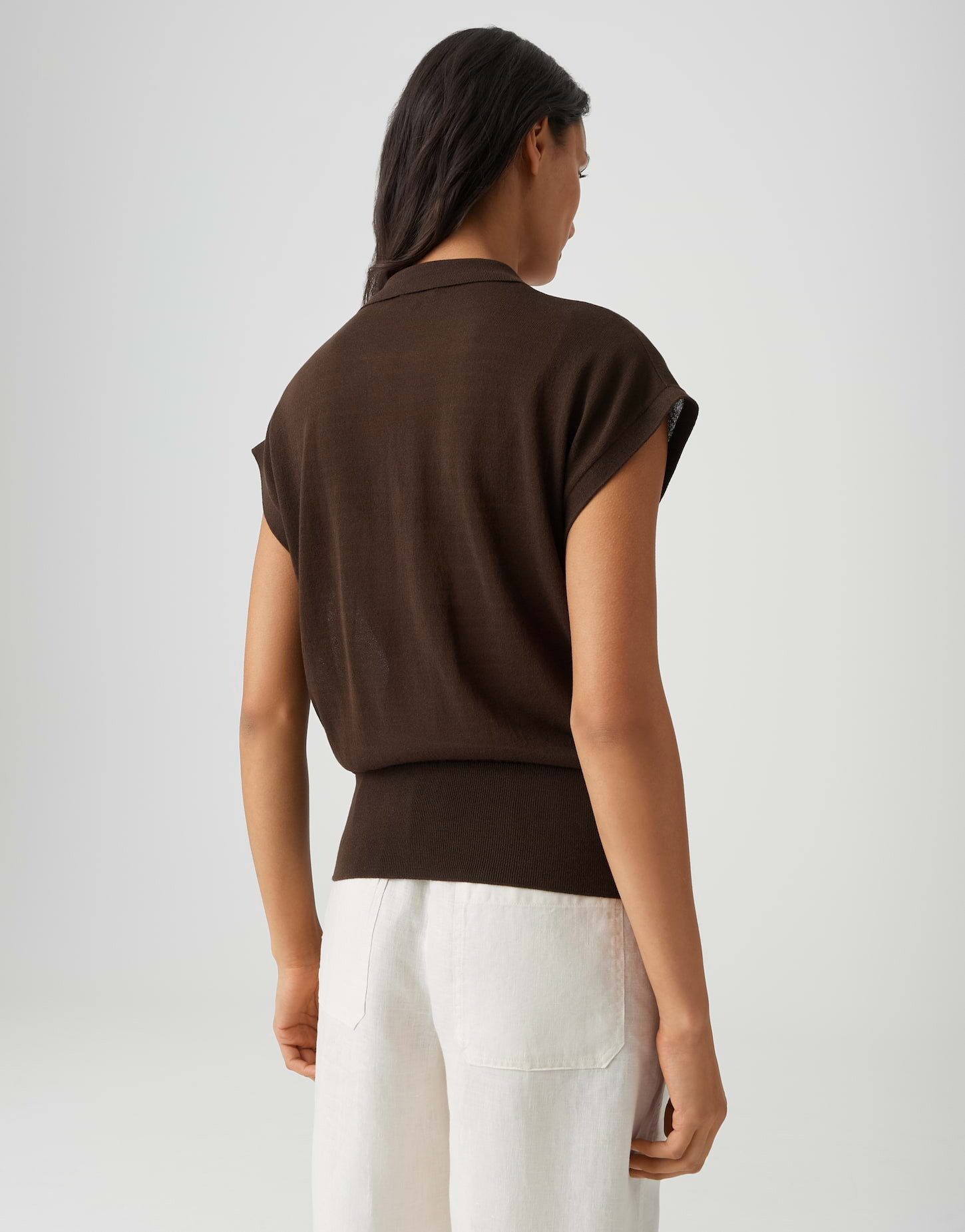 OPUS Strickpullover POSARA Regular mit Polokragen