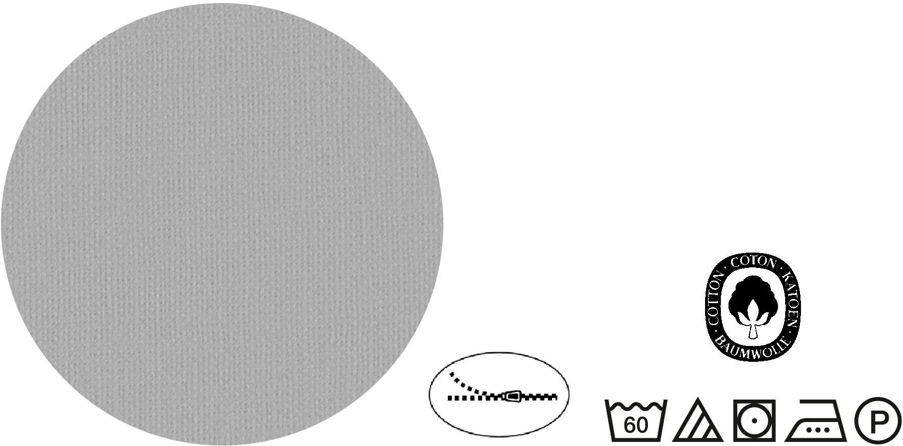 Cinque Wendebettwäsche 0041702, Renforcé, 2 teilig, hautfreundlich, pflegeleicht, Reißverschluss, ganzjährig einsetzbar