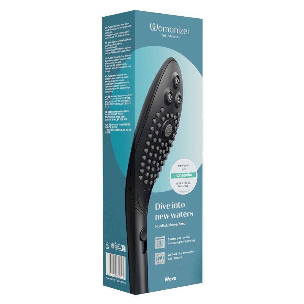 Grohe Handbrause Handbrause Womanizer Wave schwarz wassersparend