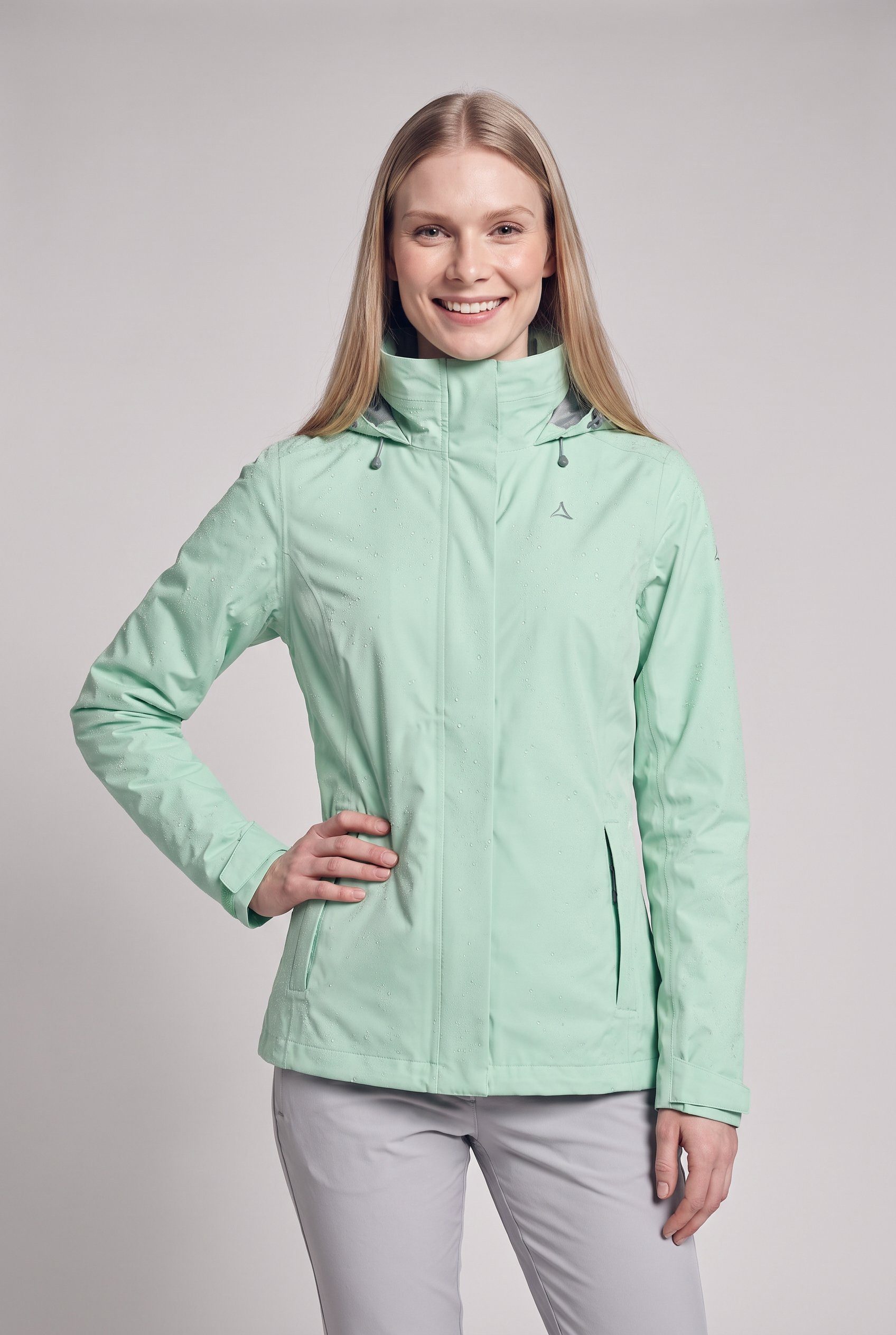 Schöffel Regenjacke Jacket Gmund L sportlicher Stil, wasserdicht, winddicht, atmungsaktiv, Übergangsjacke