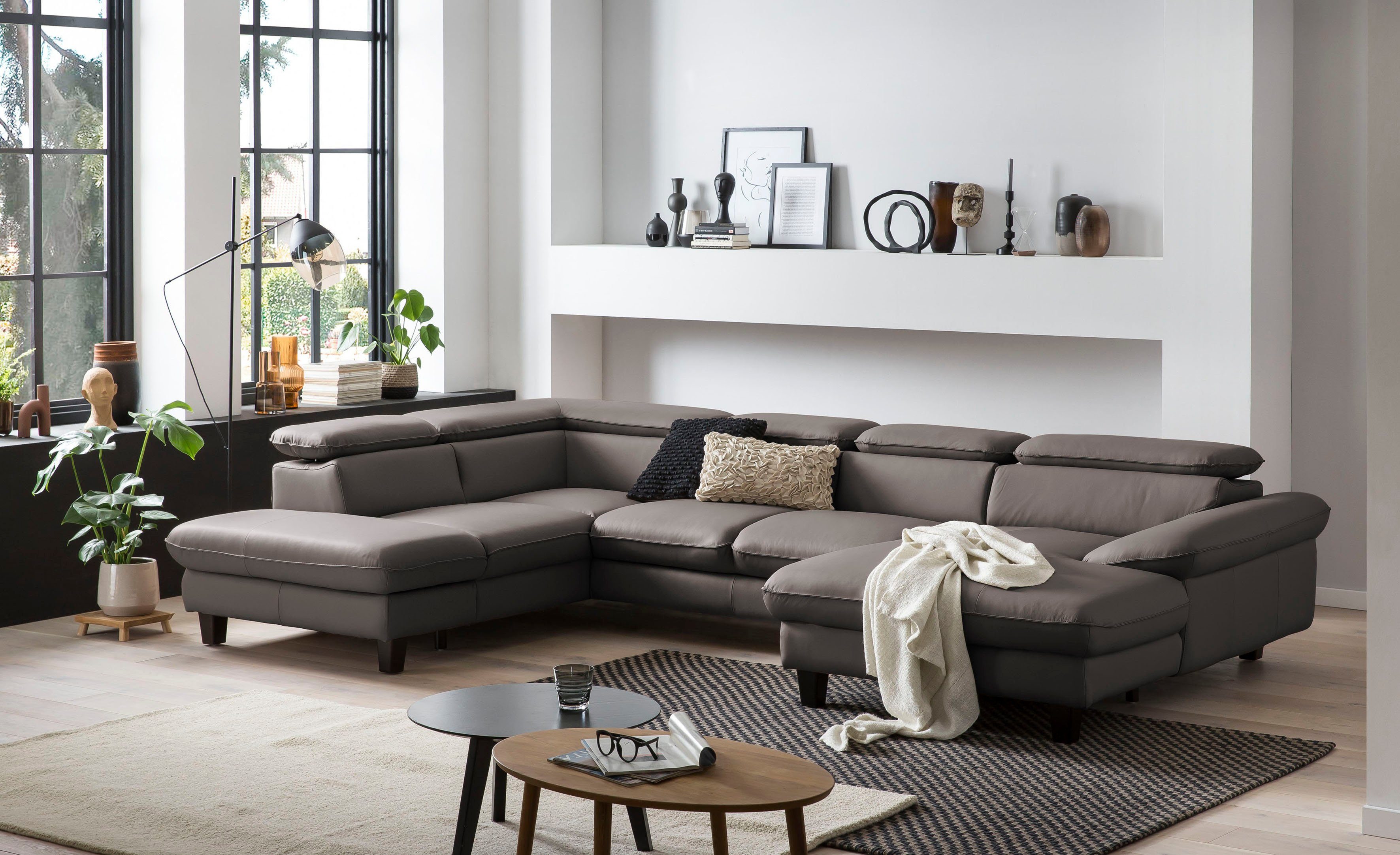 Home affaire Wohnlandschaft Pilot U-Form, mit günstig online kaufen