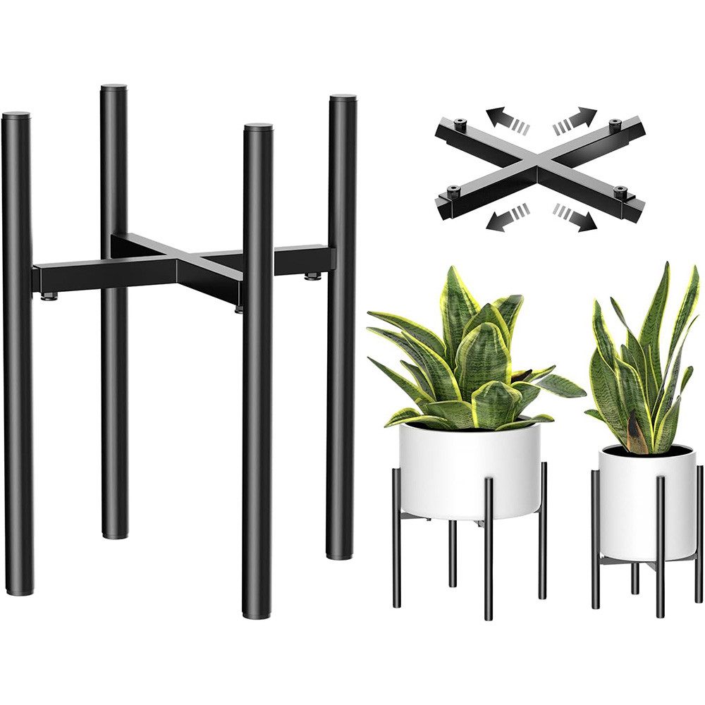 TUWENA Blumenständer Pflanzenständer, Stütze für Zimmerpflanzen für 20-30 cm große Töpfe