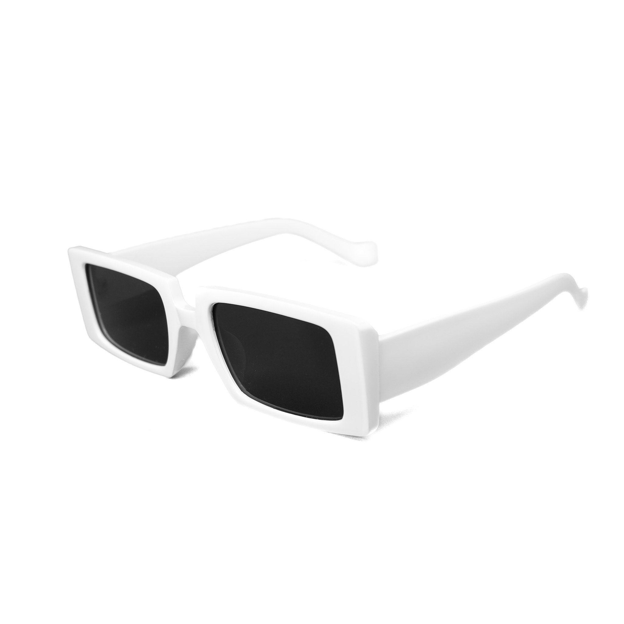salazar.plus Sonnenbrille Breit Rechteckig Unisex 2 Farben Damen Herren Brille Schwarz Weiss