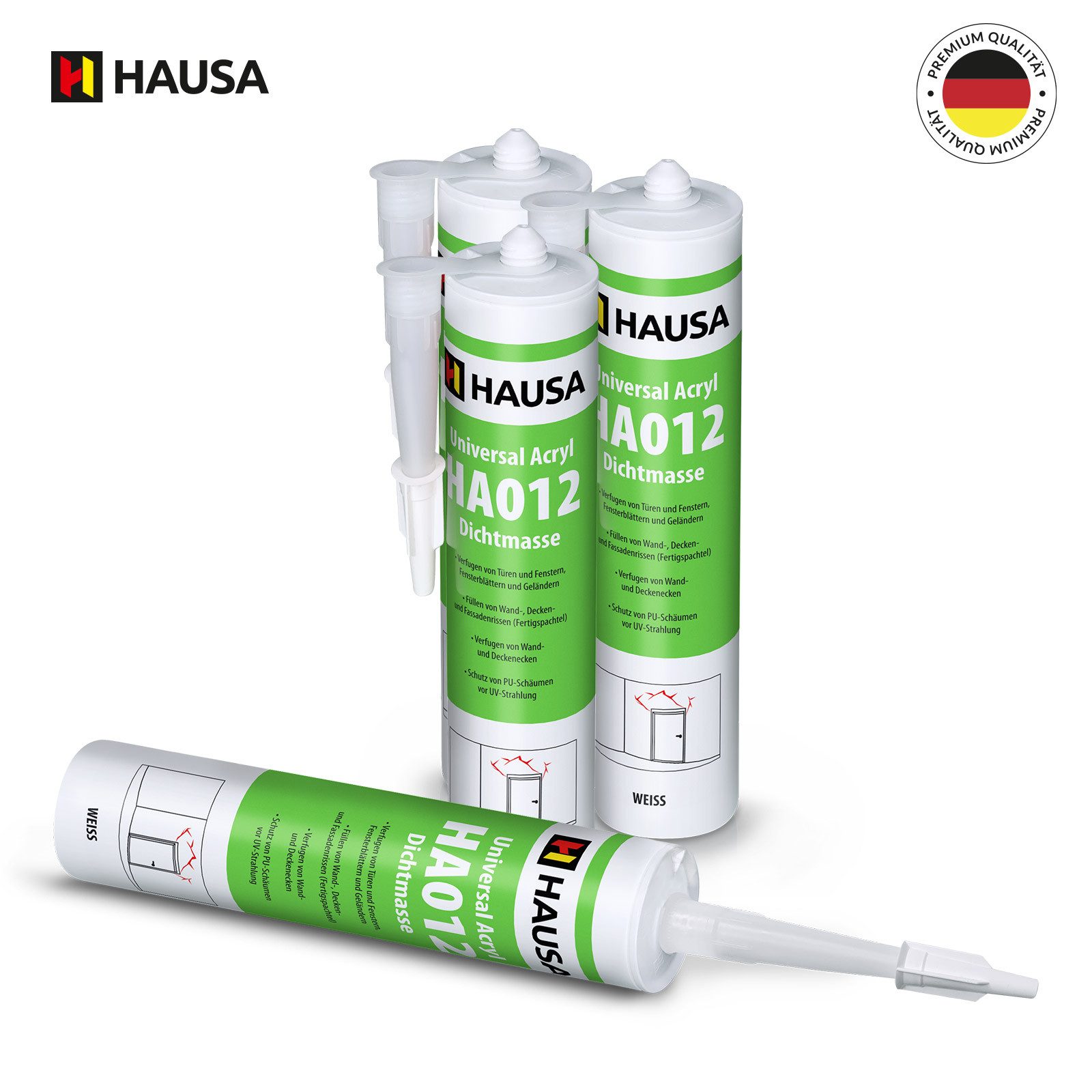 Hausa Maleracryl hochwertiger Dichtmasse, Universal Acryl günstig online kaufen