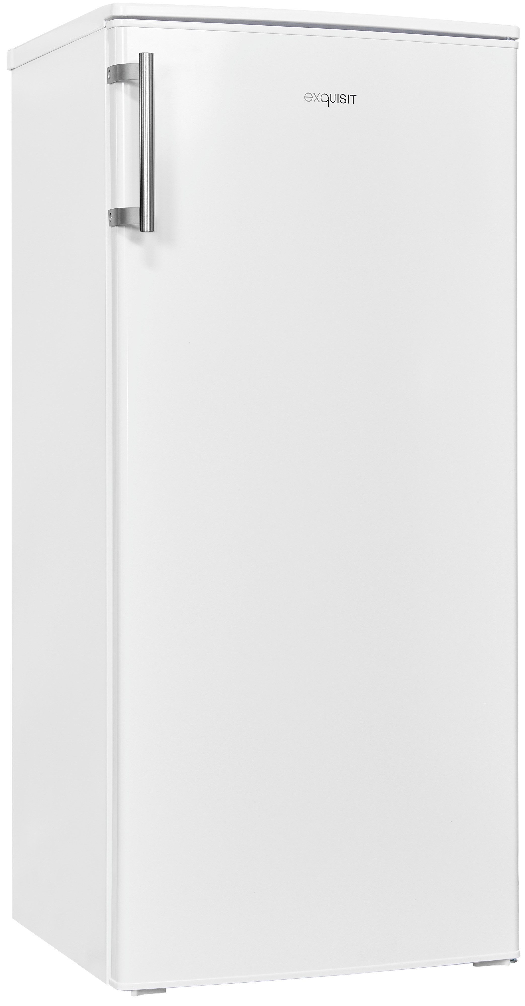 exquisit Kühlschrank KS185-4-HE-040E weiss, 123,2 cm hoch, 55 cm breit, Perfekte Kühlung für jede Küche: 190 L, schnell & flexibel einsetzbar