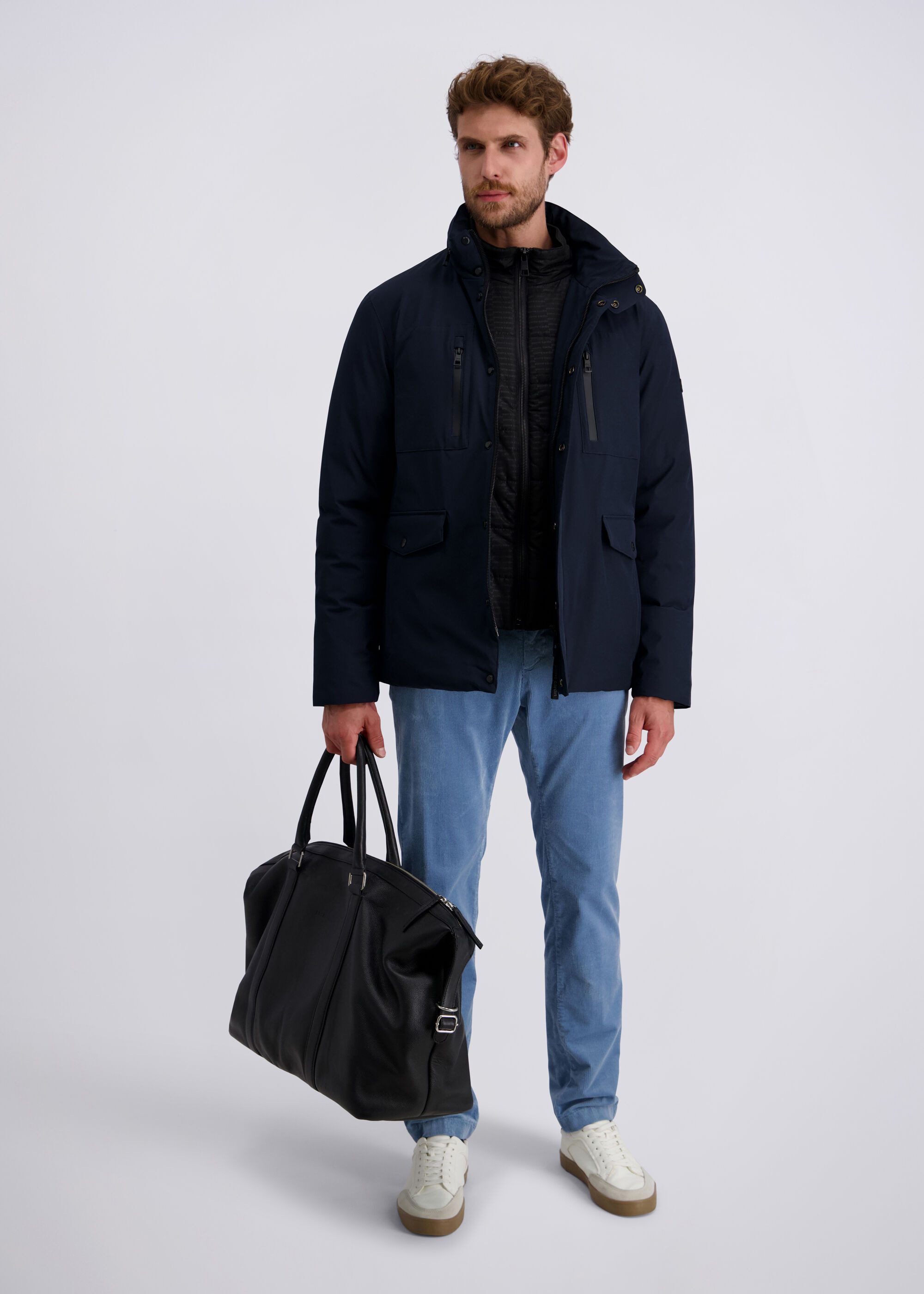 Pierre Cardin Winterjacke (1-St) mit Reißverschluss
