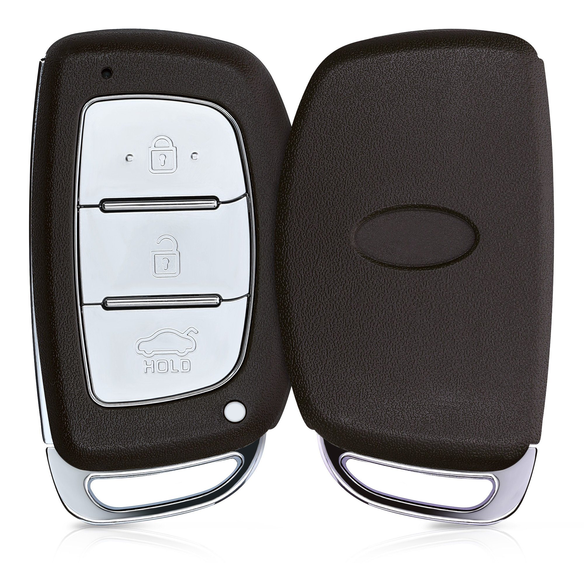 Autoschlüssel Hülle kompatibel mit Hyundai 3-Tasten Autoschlüssel Key
