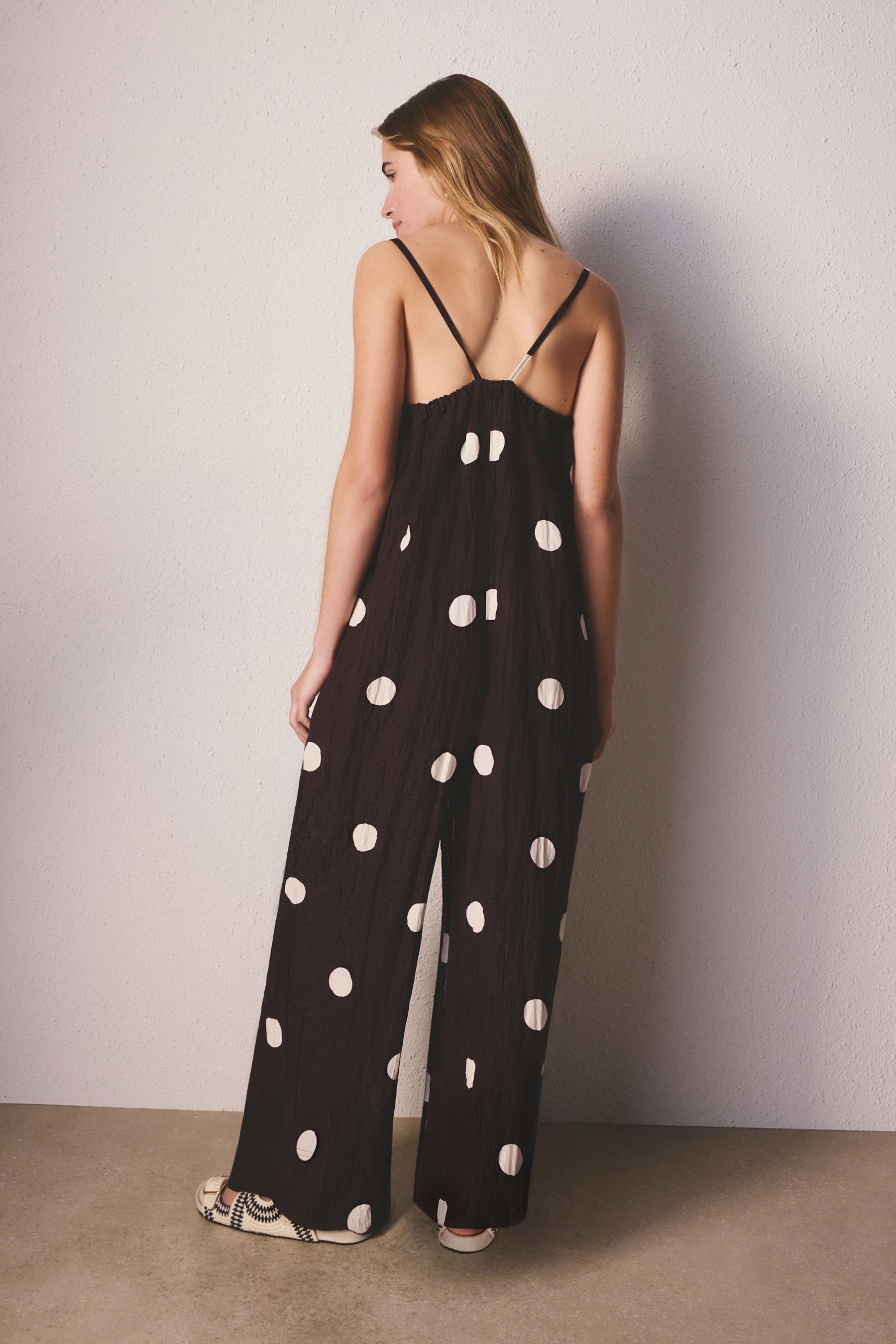 Next Jumpsuit Jumpsuit mit Trägern aus Leinen (1-tlg) – Bild 2 von 5