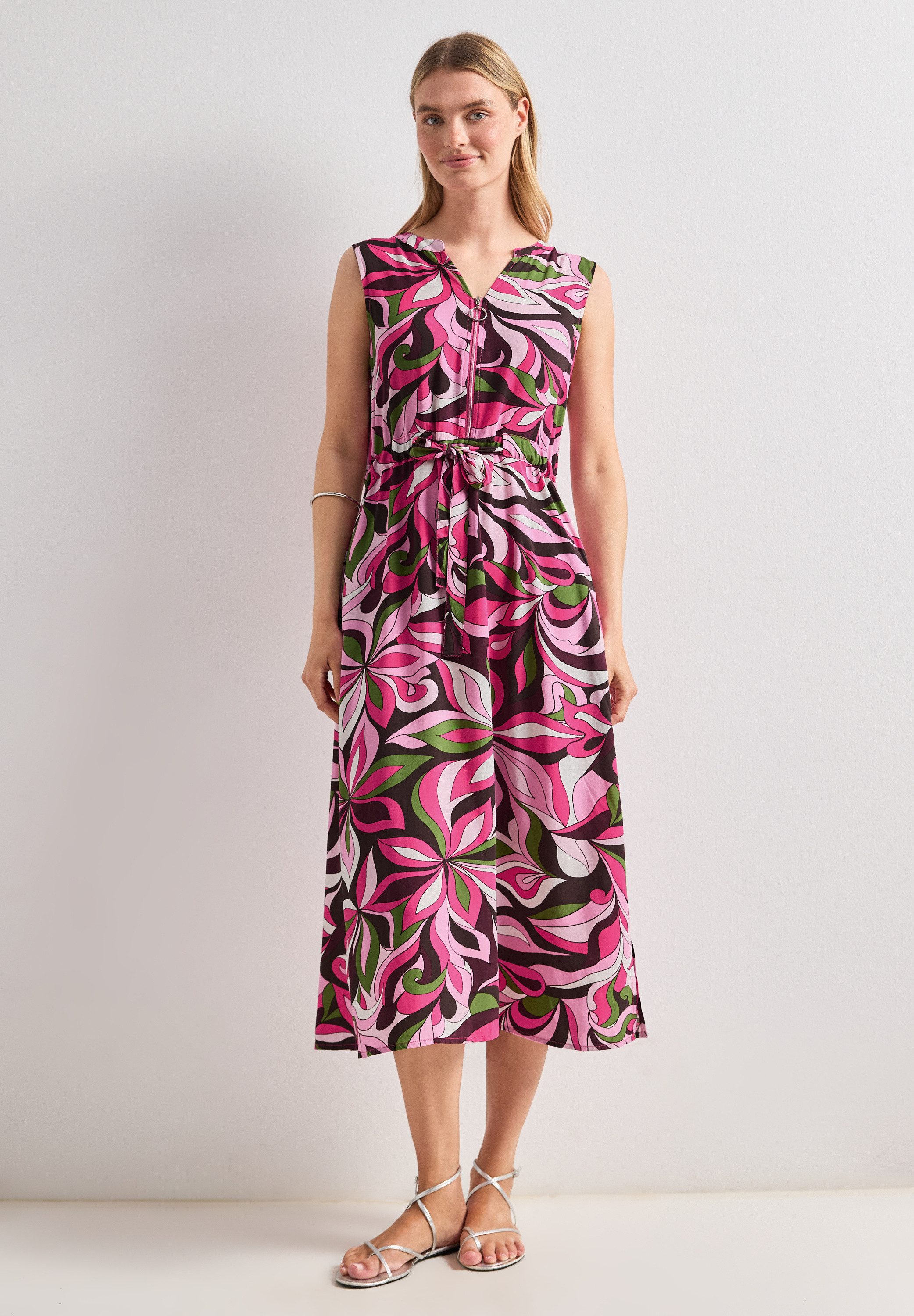 STREET ONE Midikleid aus Viskose