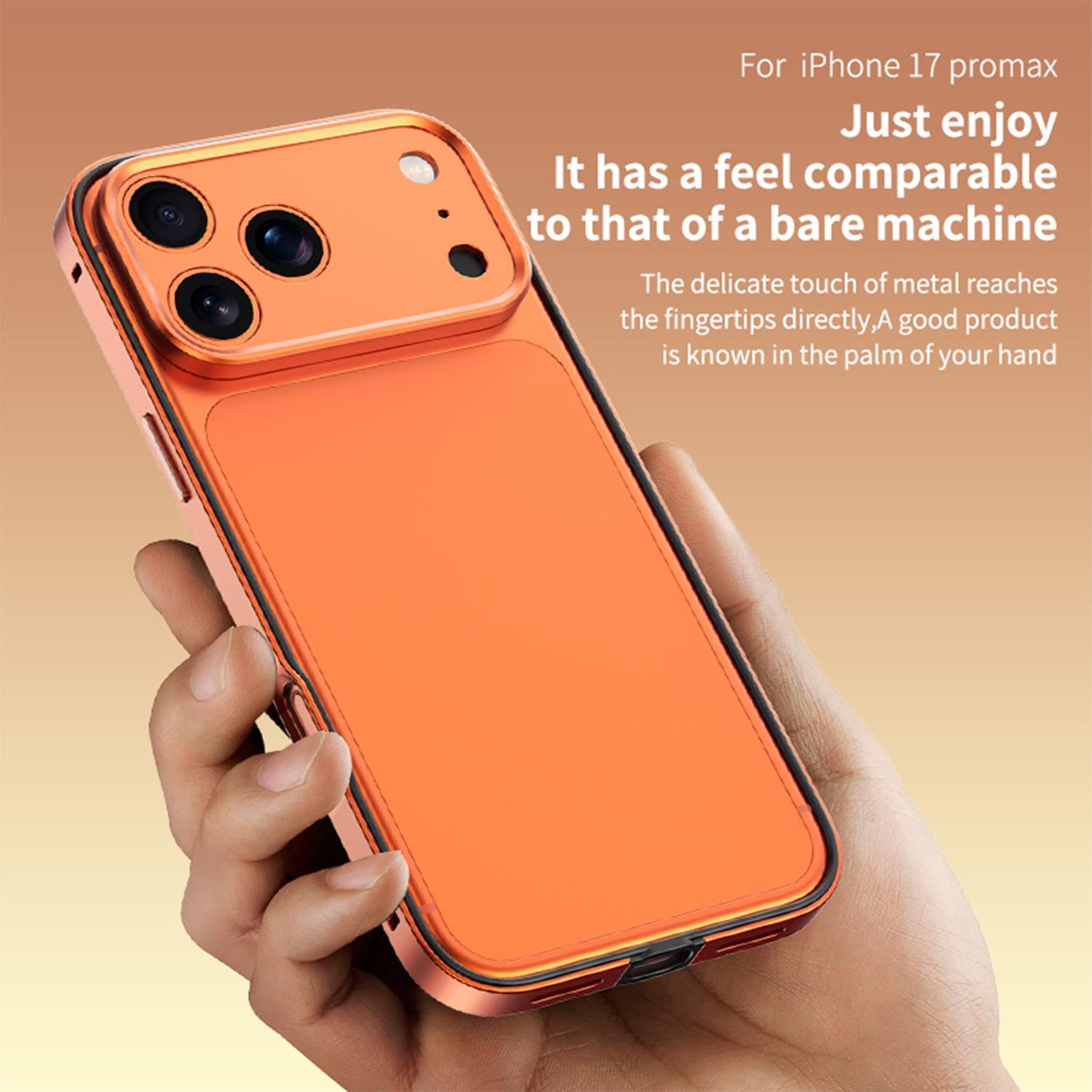 Wigento Handyhülle Bumper + Linsenschutz Alu Metall Rahmen Apple iPhone 18 Pro Schwarz 6,3 Zoll, stoßfest, präzise Aussparungen – Bild 5 von 5