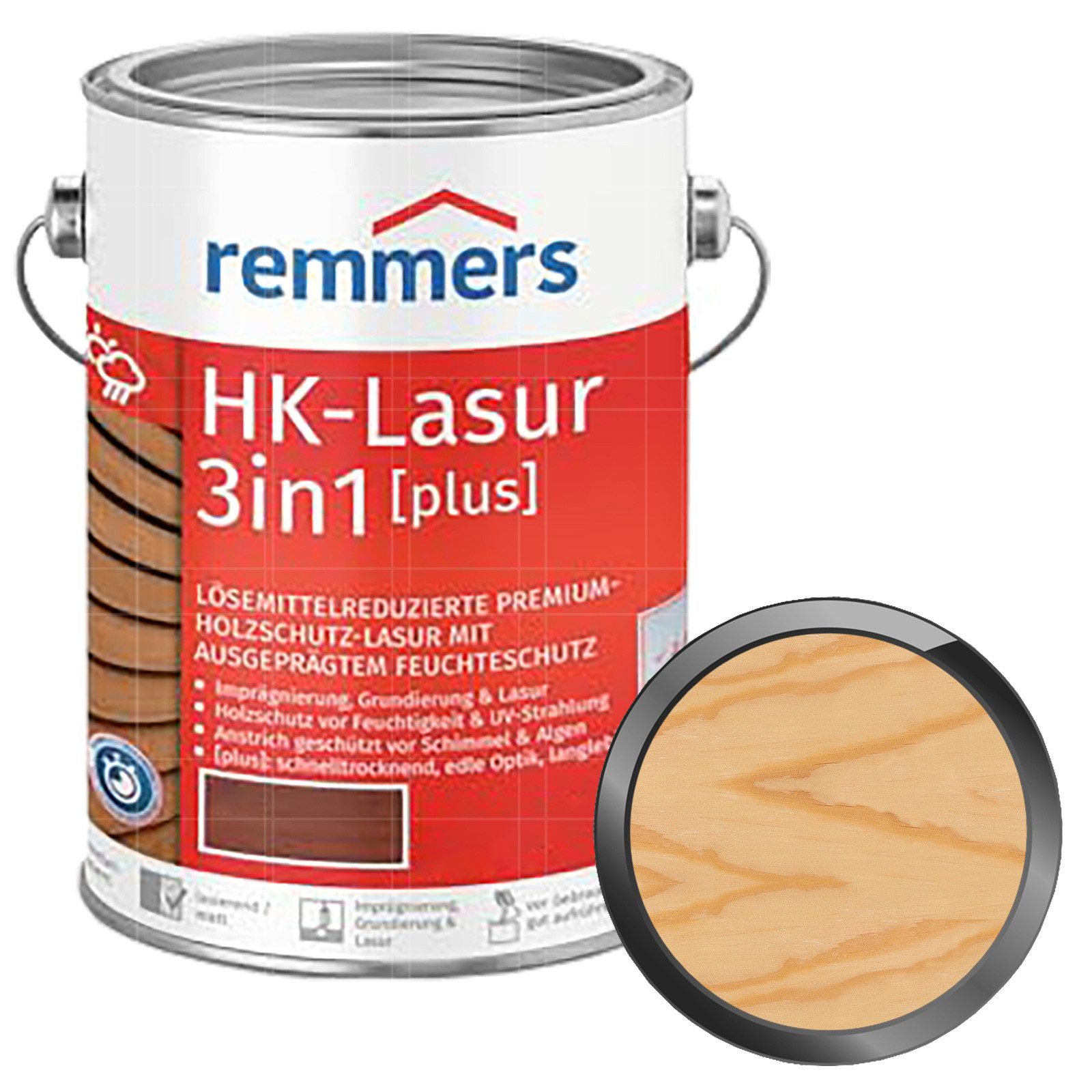 Remmers Lasur HK LASUR 3IN1 PLUS - 0.75 LTR