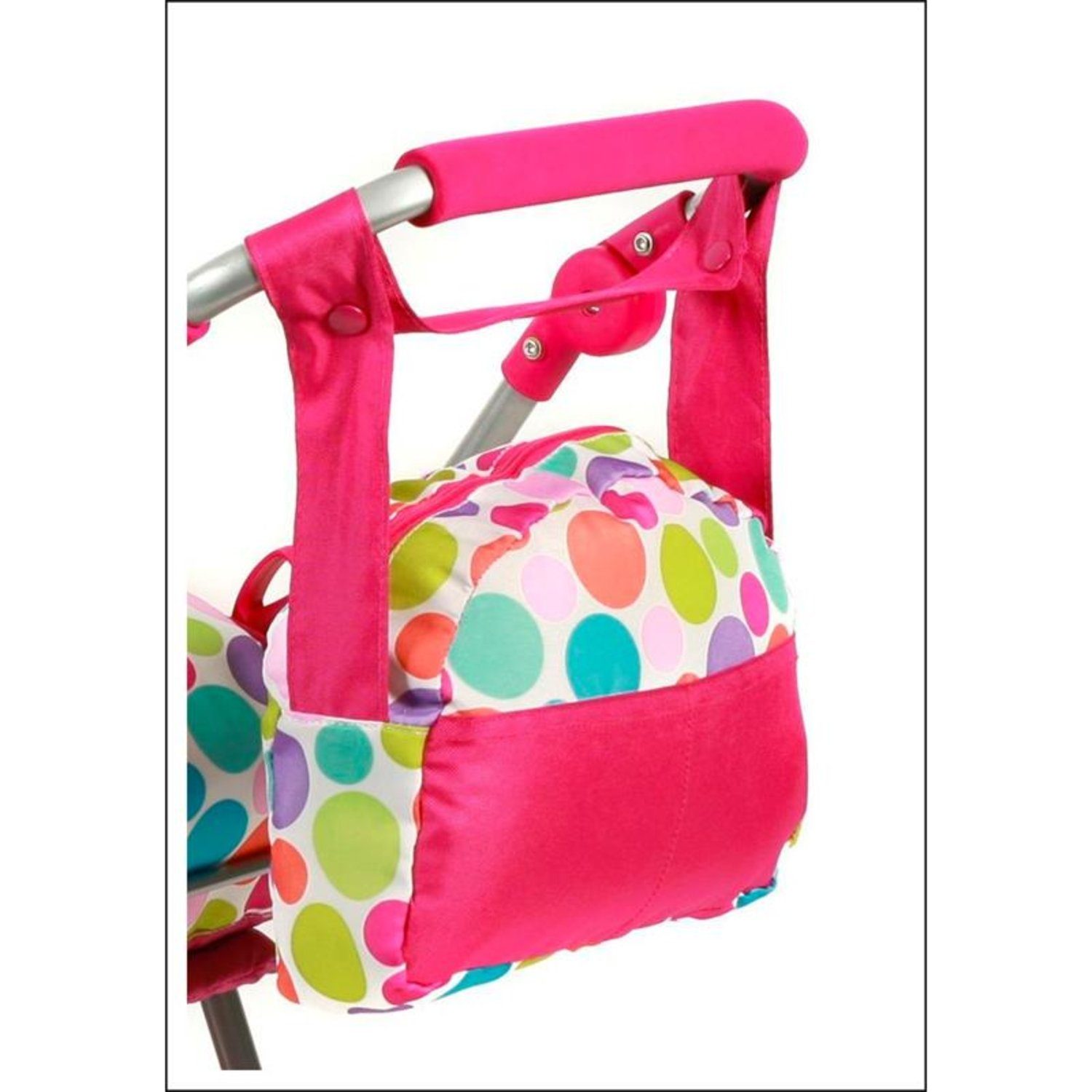 CHIC2000 Puppen Wickeltasche 853 17 Puppen-Wickeltasche, Pinky Bubbles