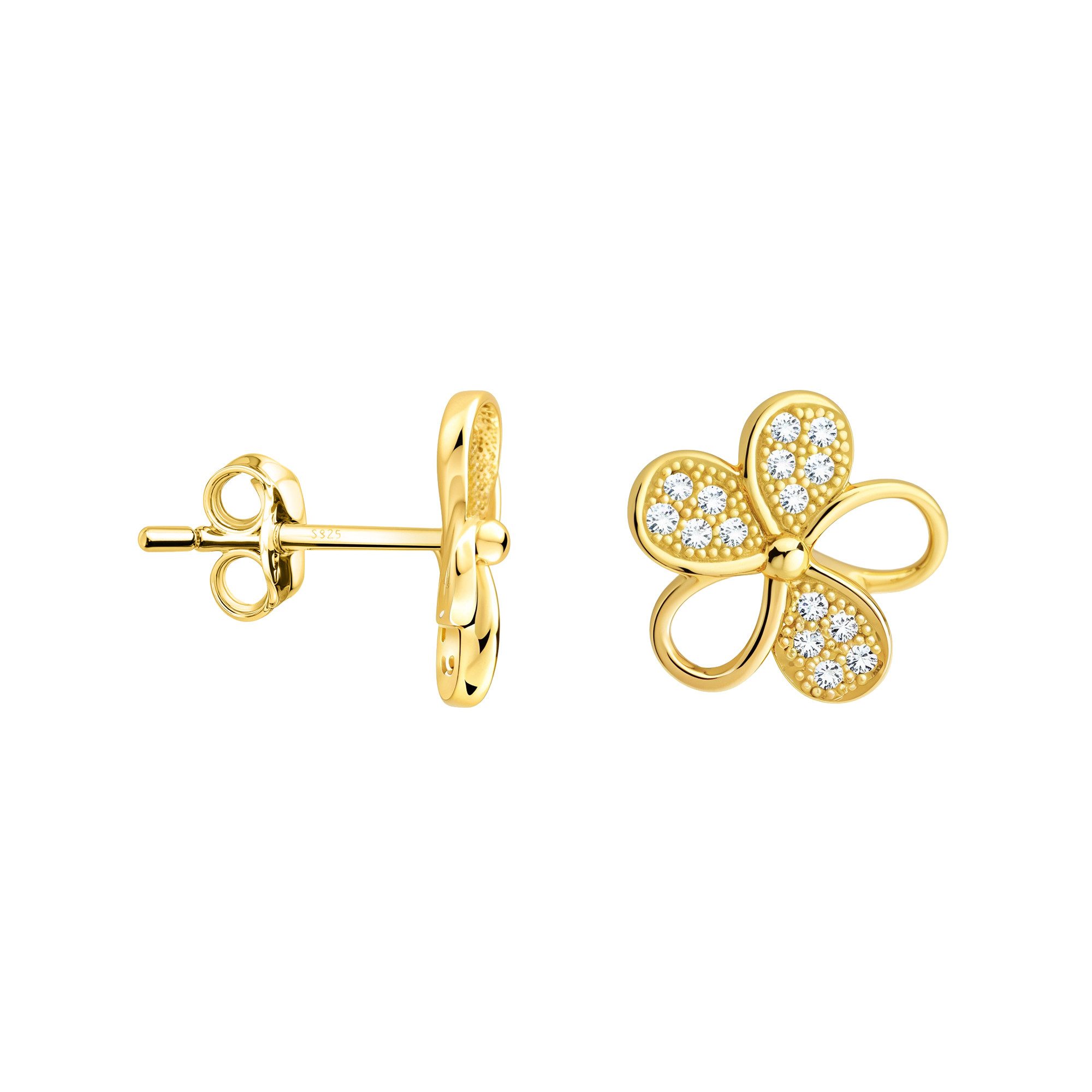 Sofia Milani Paar Ohrstecker Blume, 925 günstig online kaufen